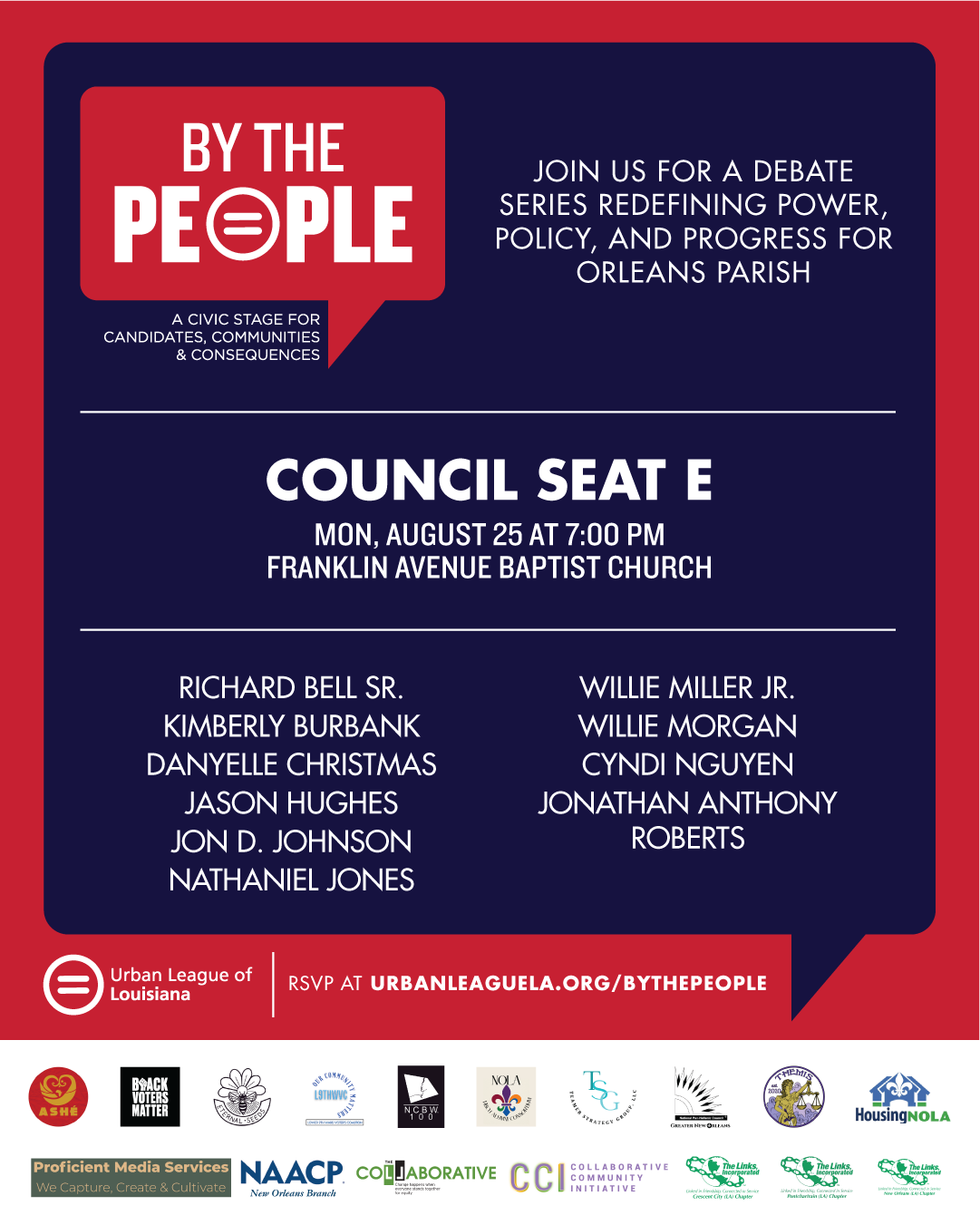 For The People Debate Series: Council Seat E