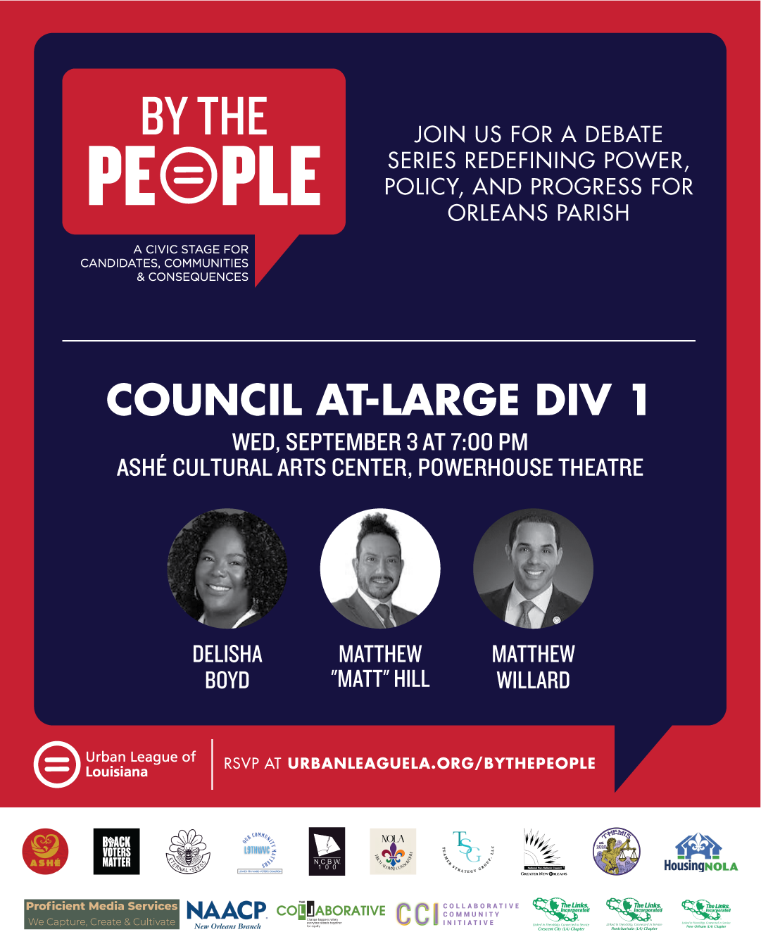 For The People Debate Series: Council At-Large Div. 1 Debate