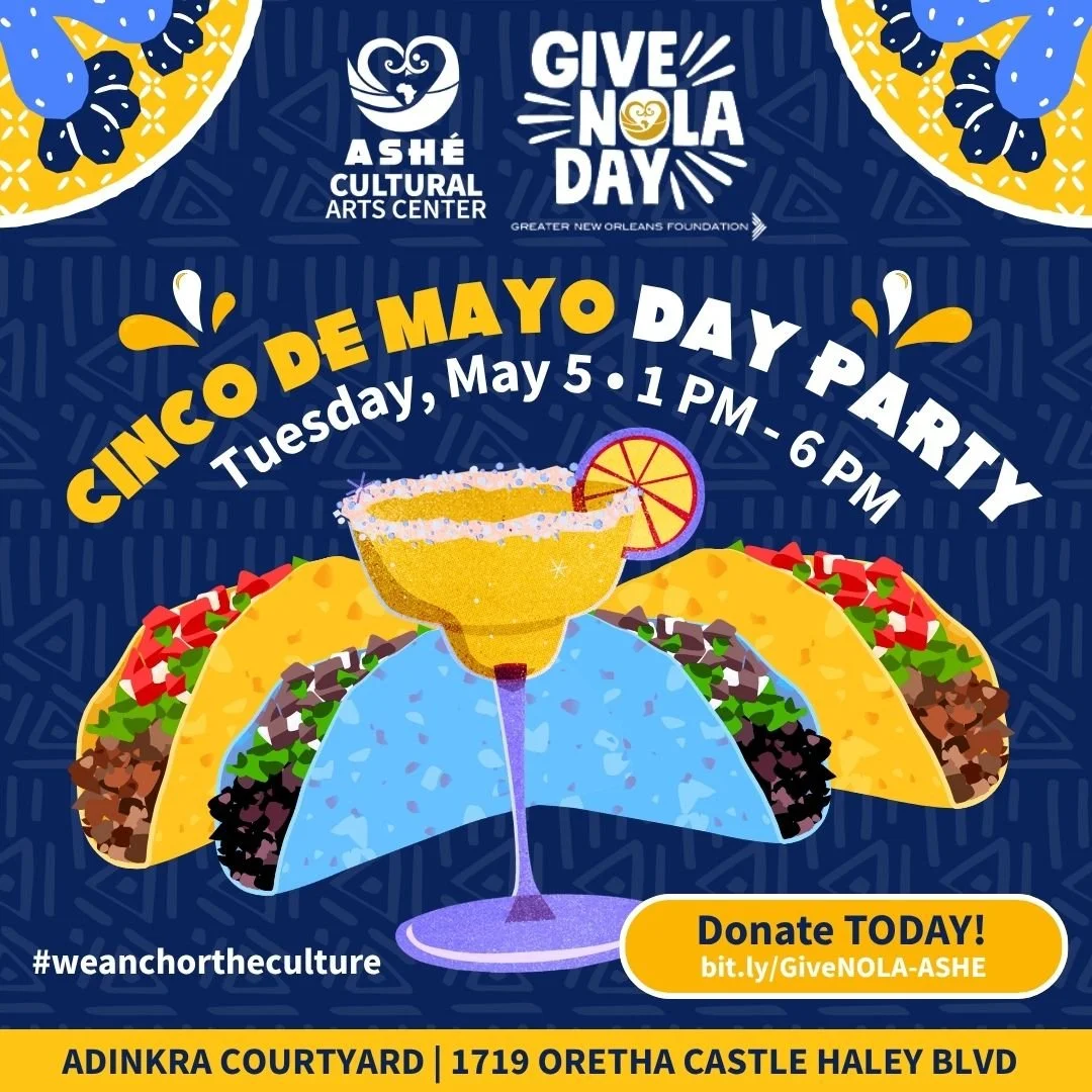 <span class="sqsrte-text-color--darkAccent">Cinco de Mayo Day Party GiveNOLA Day Celebration</span>