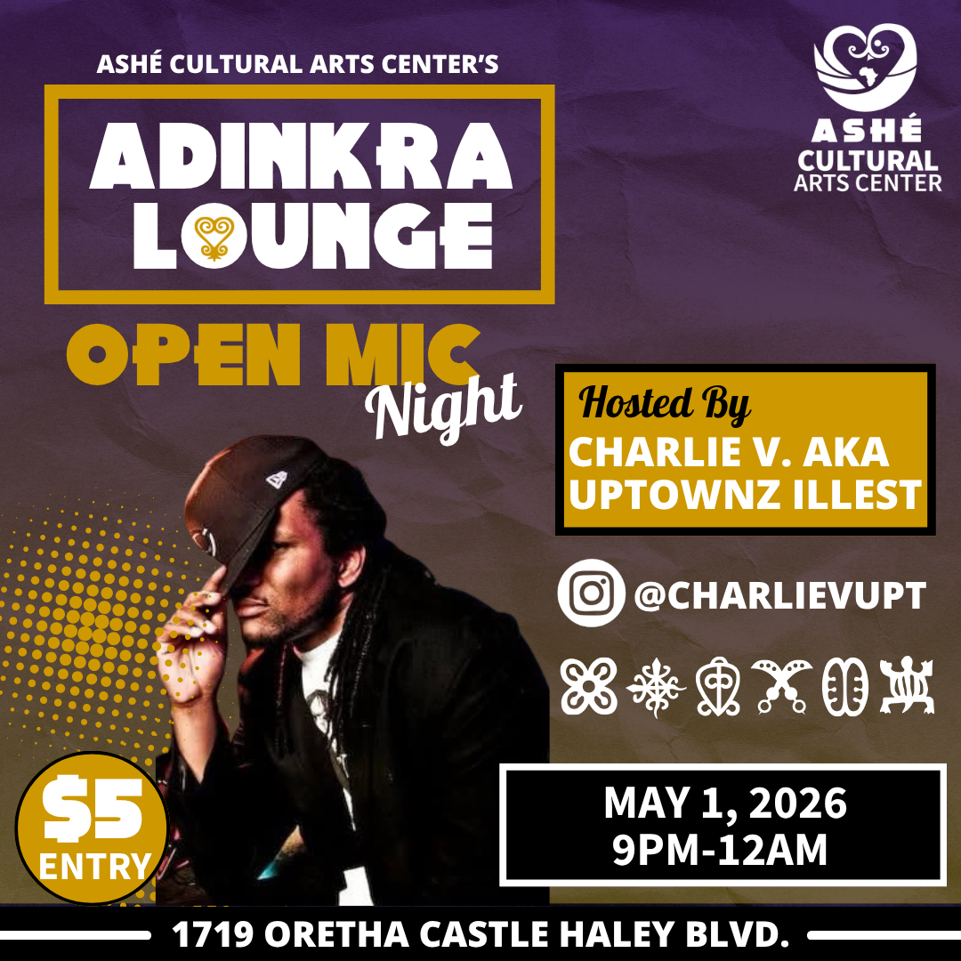Ashé’s open mic night at the Adinkra Lounge