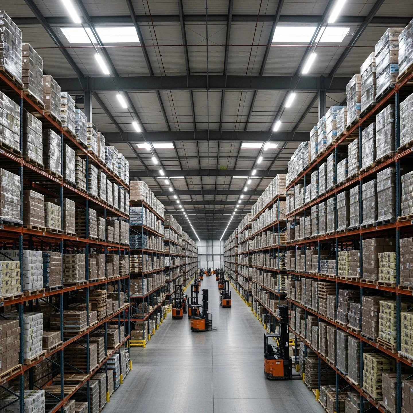 How many pallets do you see in this photo?