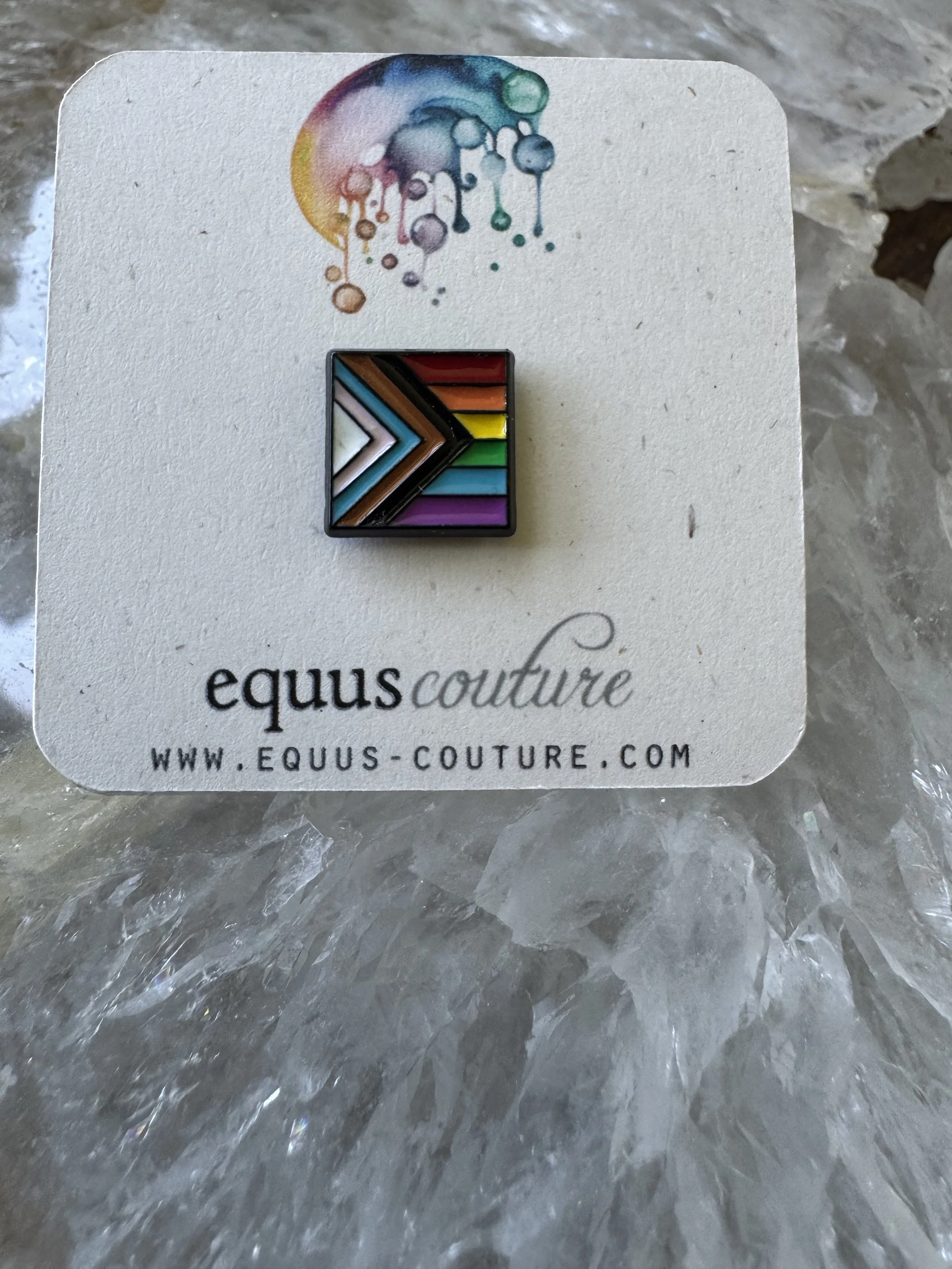 Petite Progressive Pride Flag Stock Pin