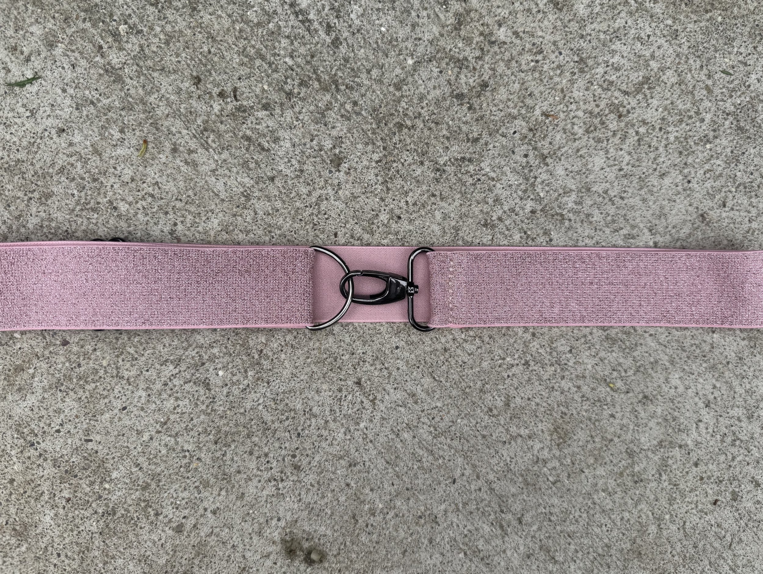 Light Pink Glitter Elastic Breech Belt