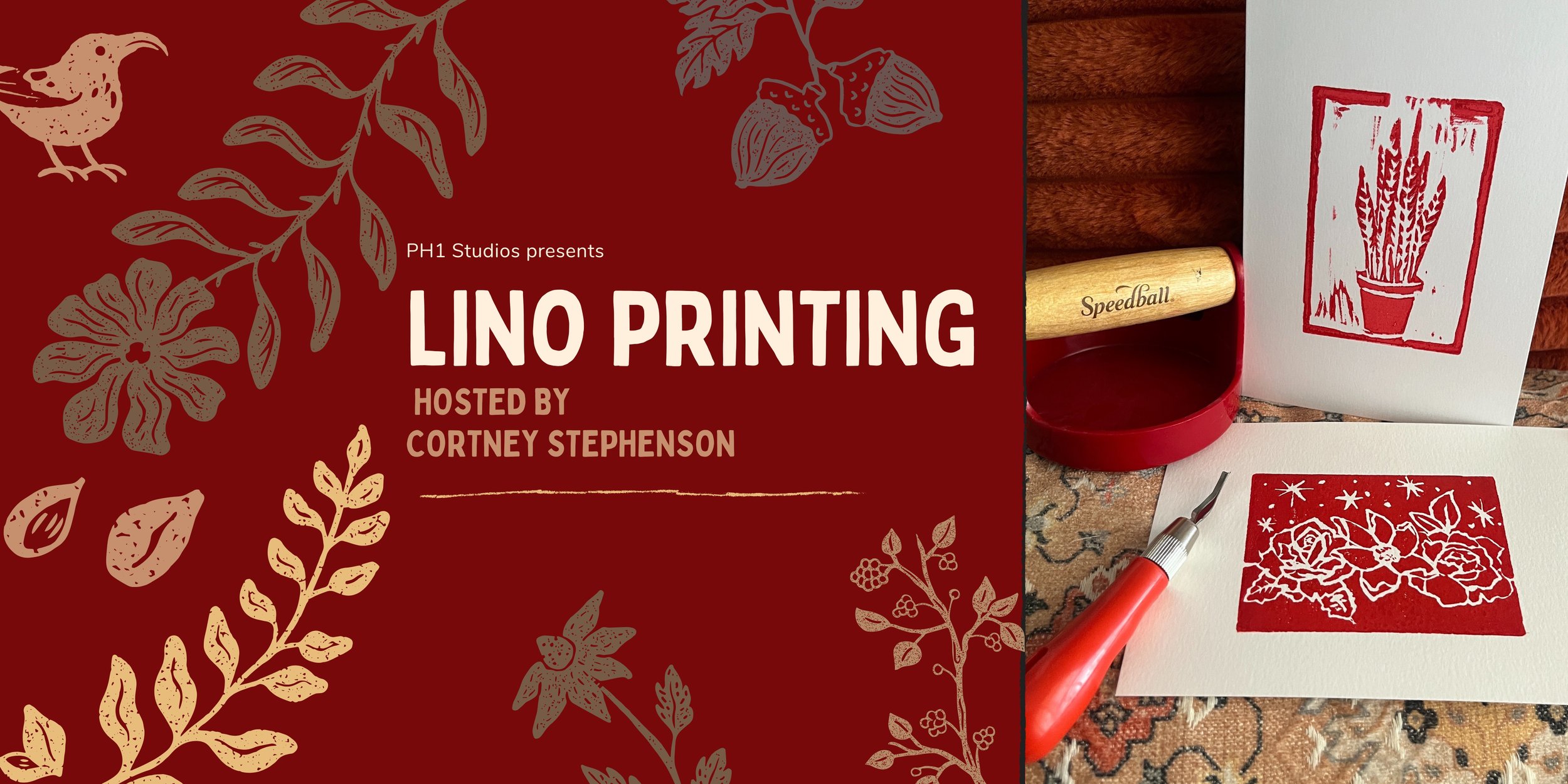 Lino Printing Workshop | An evening of Printmaking