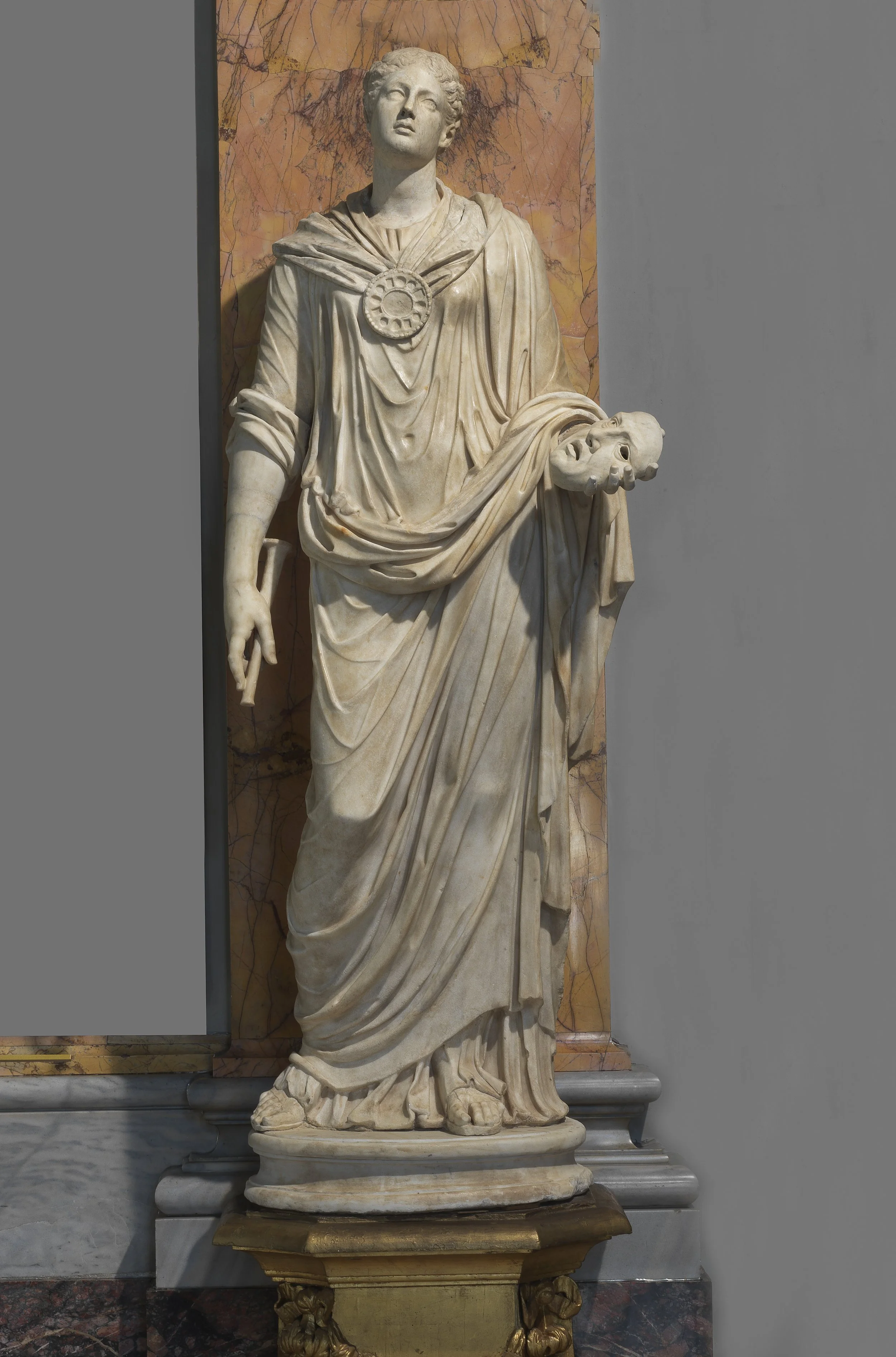 Statue of Rome's Last Vestal Virgin