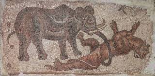 mosaic of elephant
