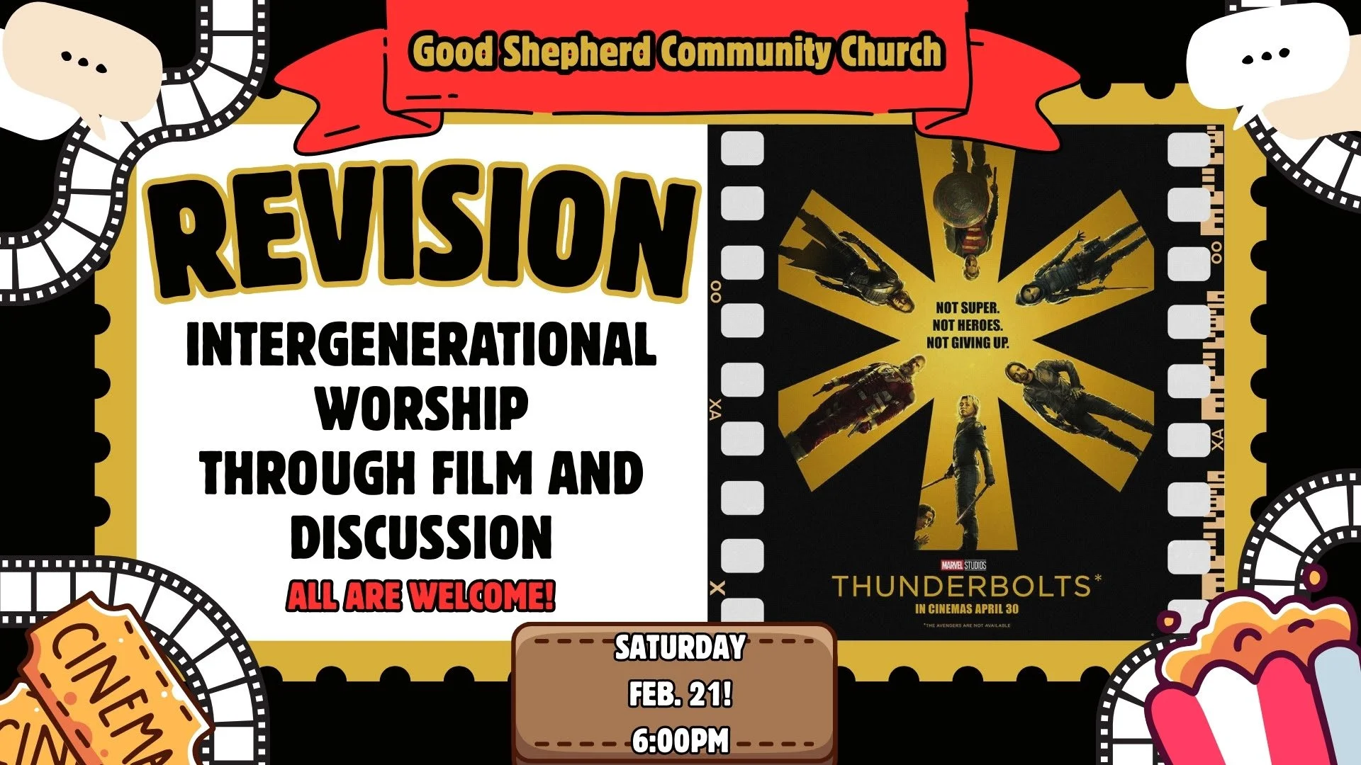 Revision Night - Marvel’s THUNDERBOLTS &amp; discussion