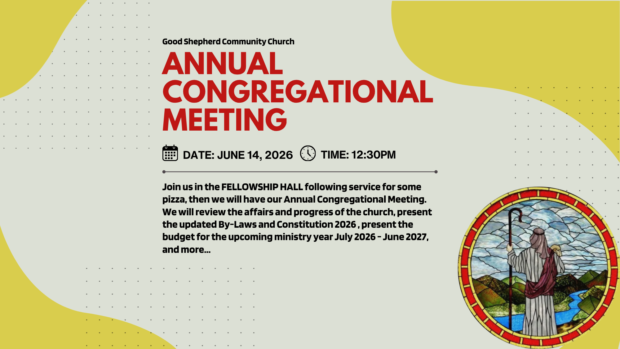 Annual Congregational Meeting