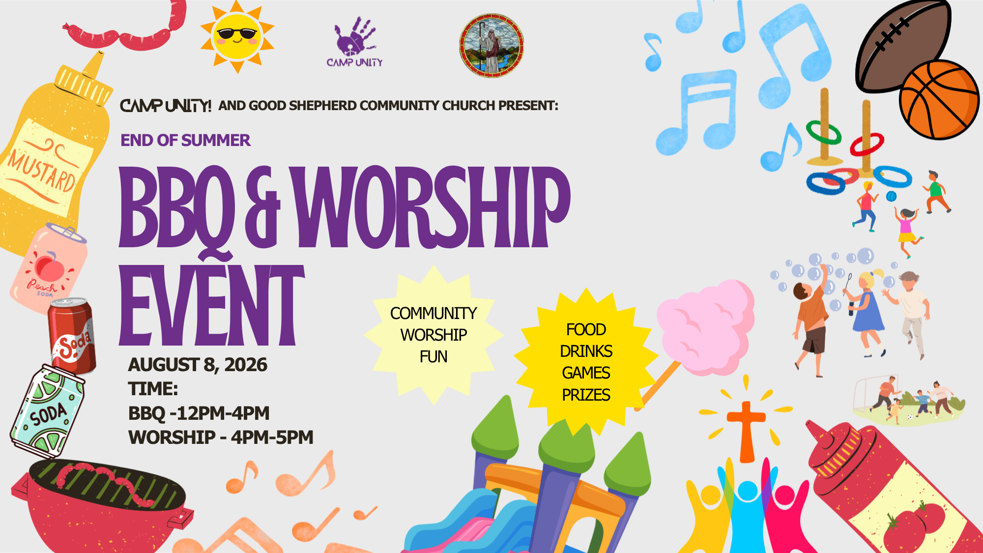 BBQ and WORSHIP EVENT!