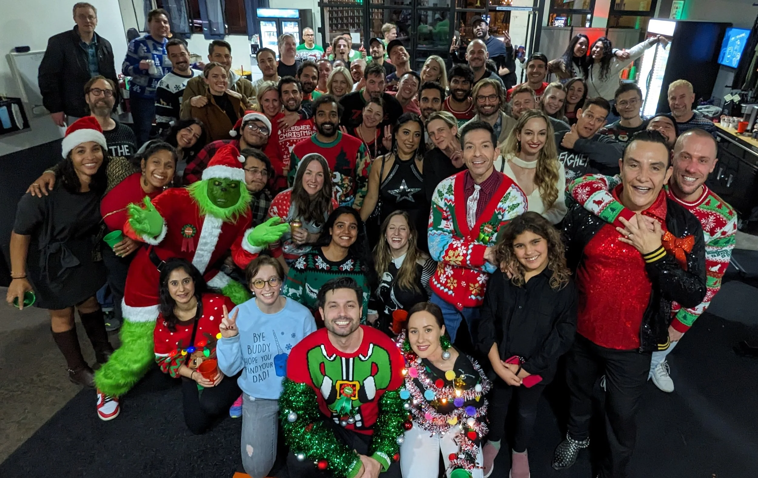 CrossFit Echo Park celebrates at a holiday party