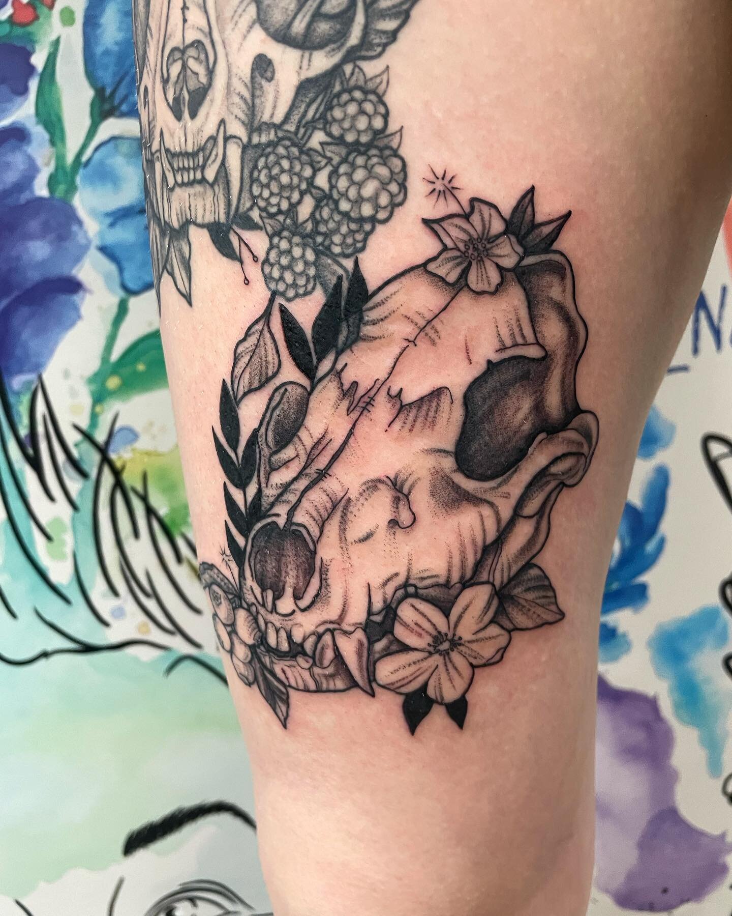 New addition, next to a healed piece I did before.