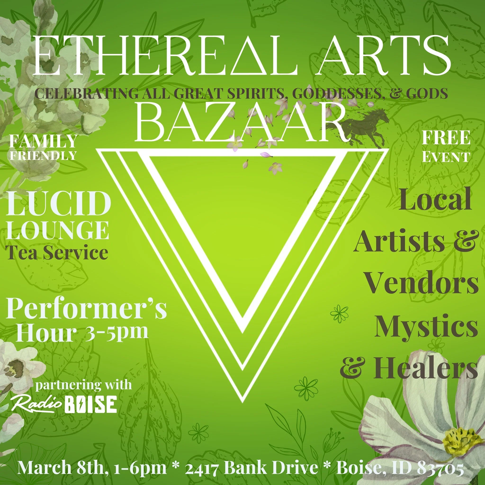 Spring Ethereal Arts Bazaar- March 8th- 1pm-6pm
