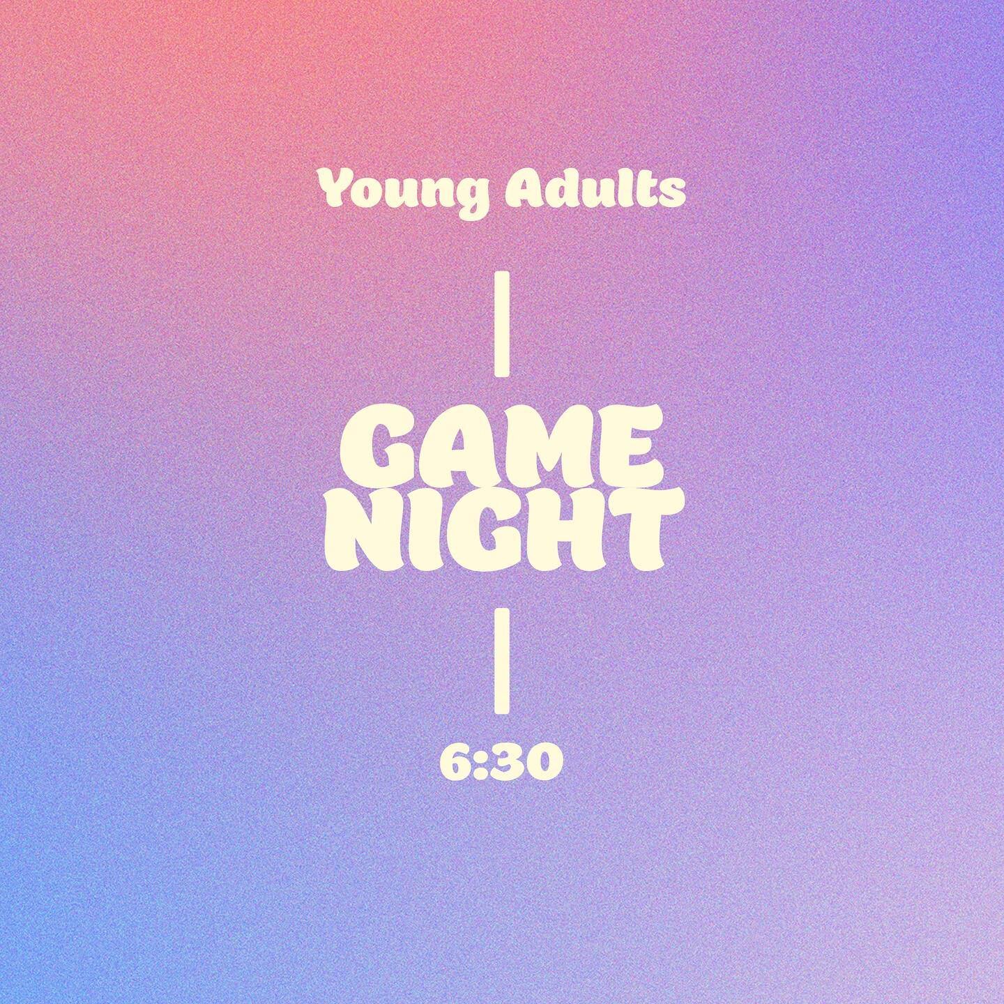Hi guys, game night tonight! Who&rsquo;s coming? We will be meeting in the church cafe, invite a friend and we&rsquo;ll see you out here soon! 🎲 🙌🏼