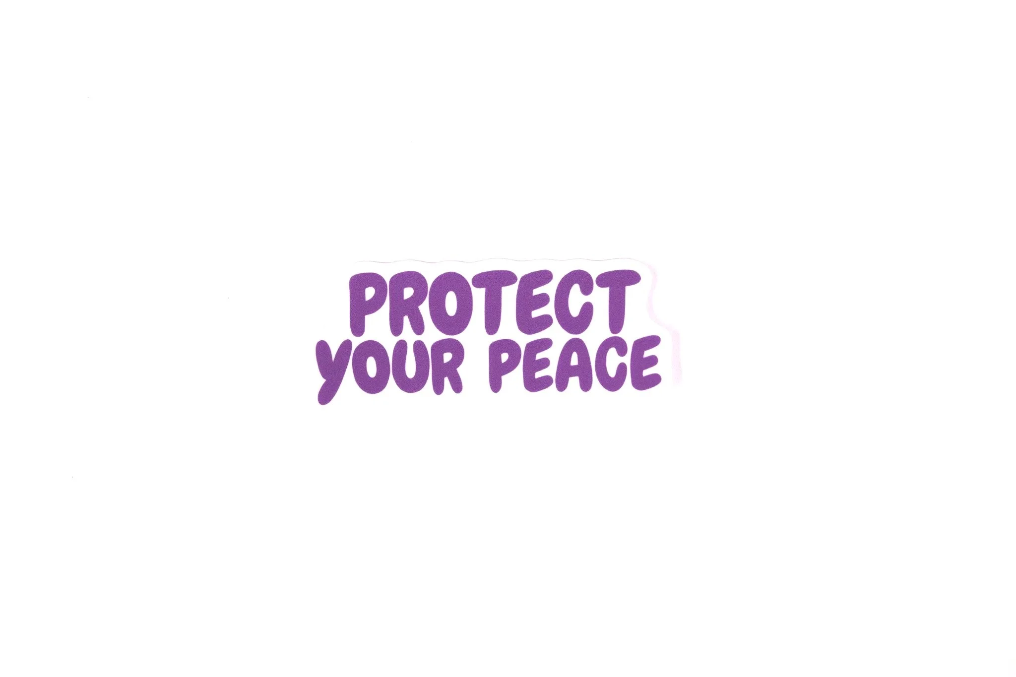 Protect Your Peace | Vinyl Sticker