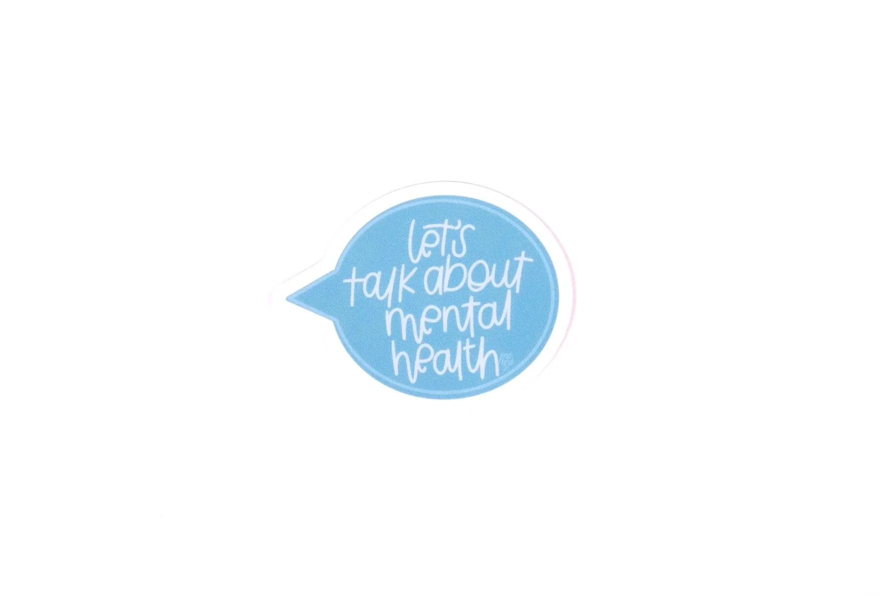 Let's Talk Mental Health | Vinyl Sticker