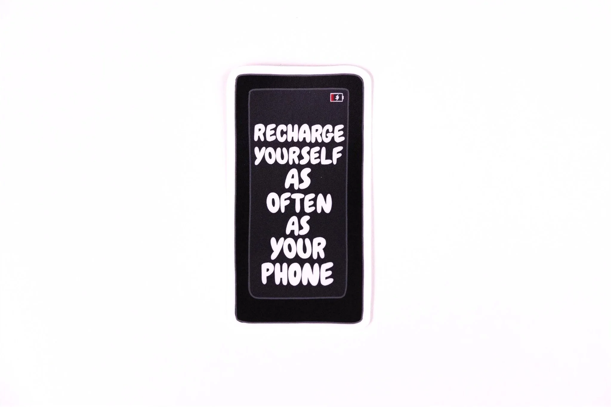 Recharge Yourself | Vinyl Sticker