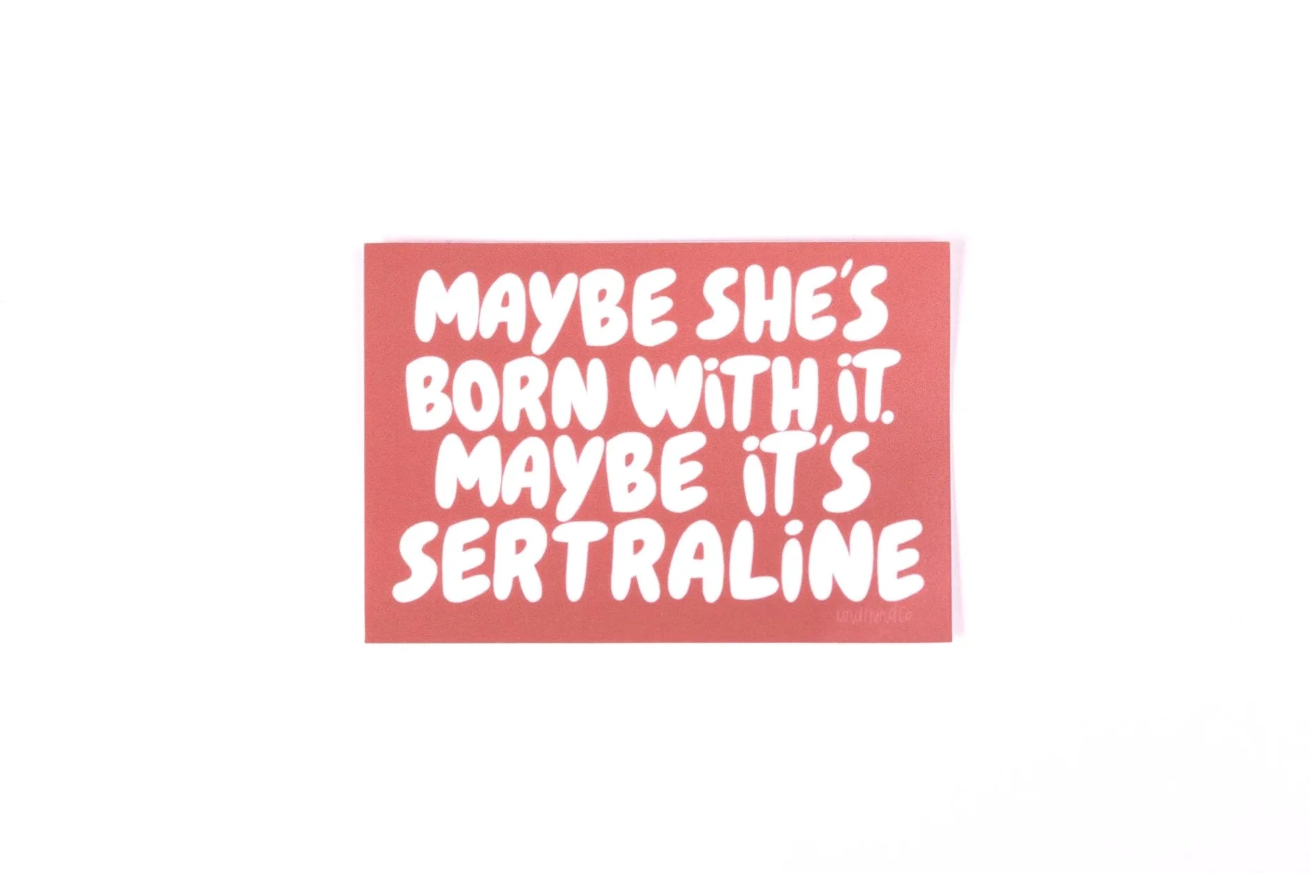 Sertraline | Vinyl Sticker