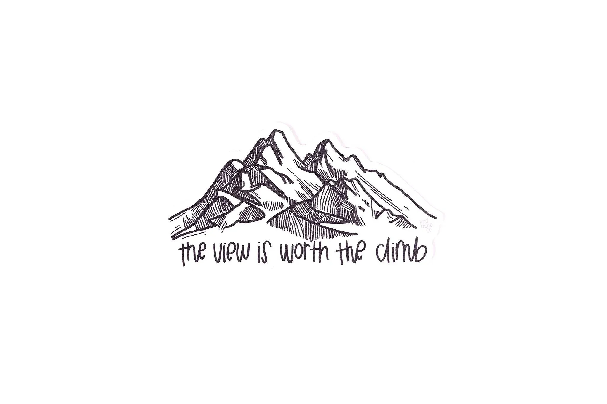 View is Worth It | Vinyl Sticker