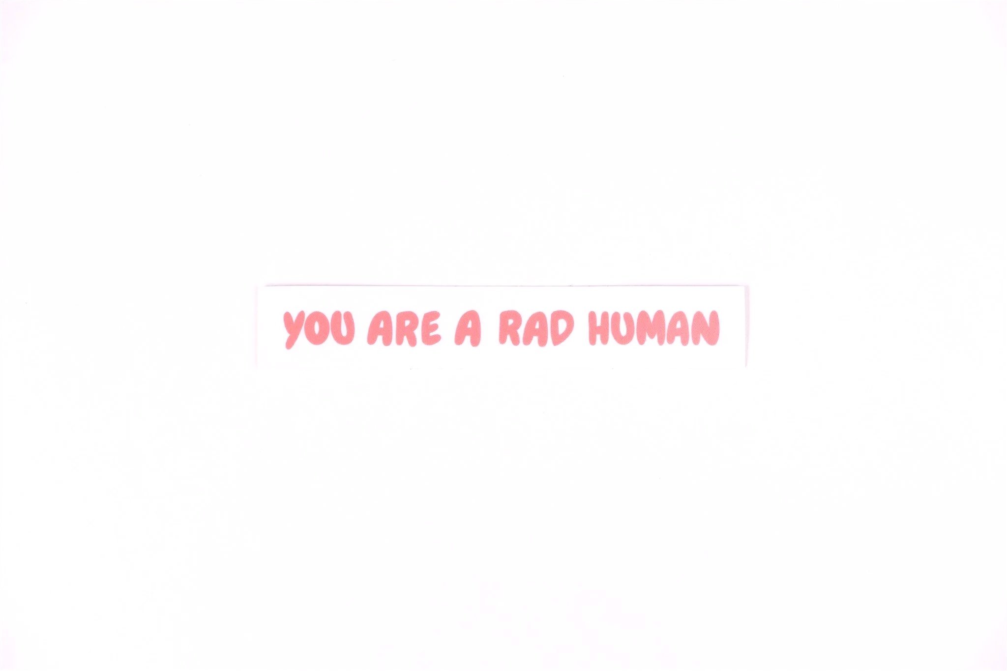 You Are a Rad Human | Vinyl Sticker