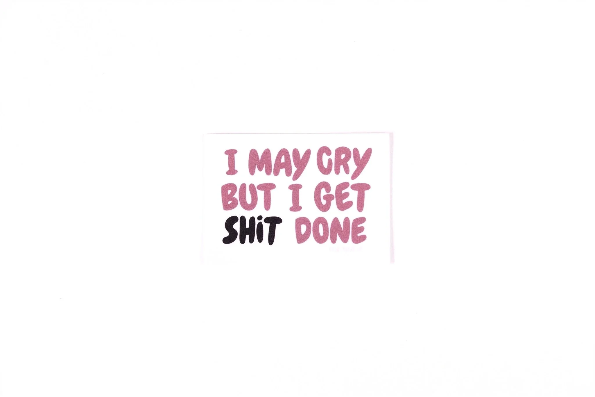 May Cry, Get Shit Done | Vinyl Sticker