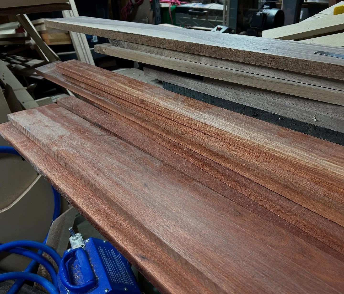 &ldquo;My cabinet maker friend has all of this scrap Bloodwood, do you want it?&rdquo; 

Yes I want it.

#stgermaineguitars #custombass #bloodwood