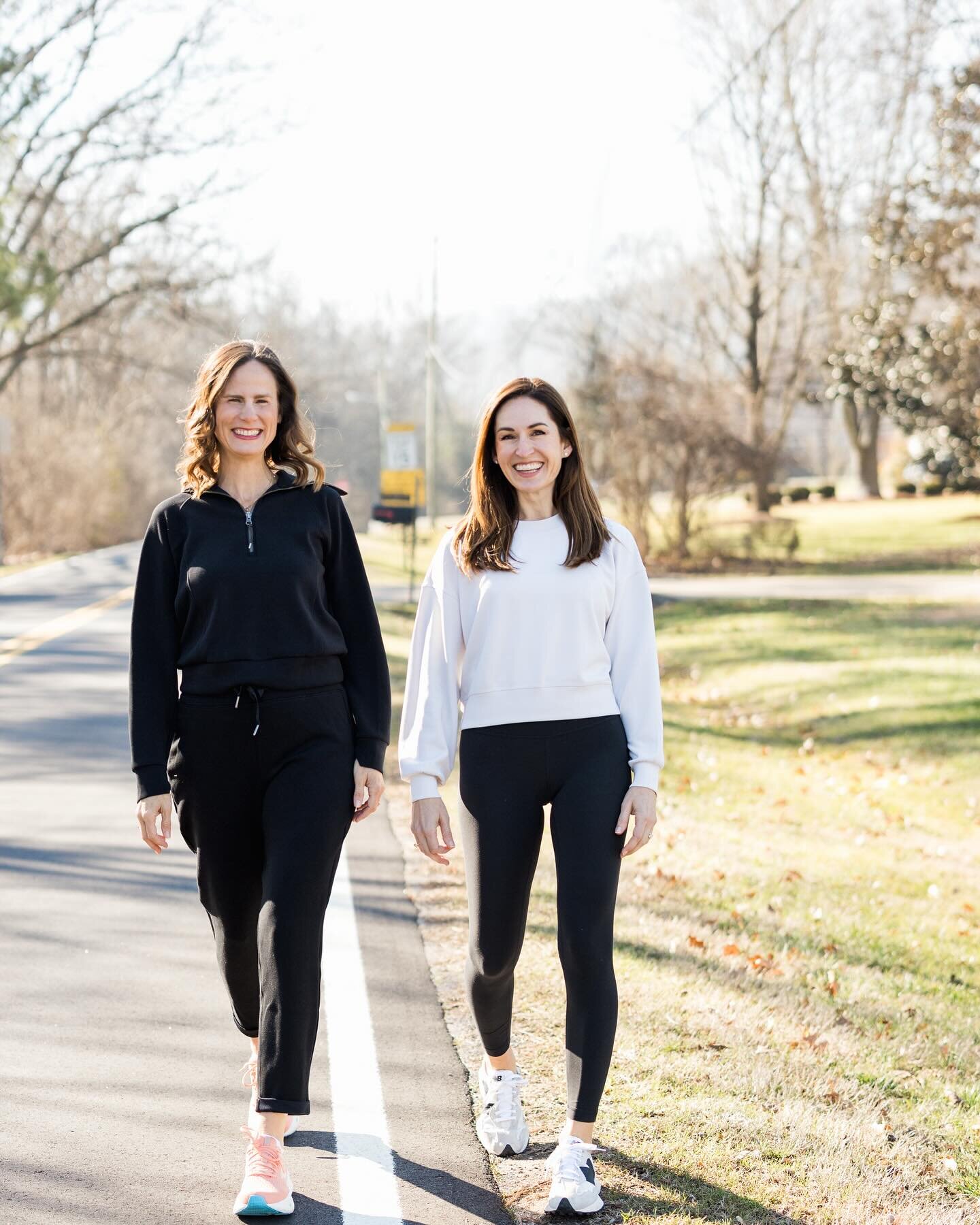 We both love to be outside, and a morning walk together is oftentimes how we start our day. 

It gives an opportunity to discuss what we have going on with clients while we also get in some good quality hang time. 

Because while we love working toge