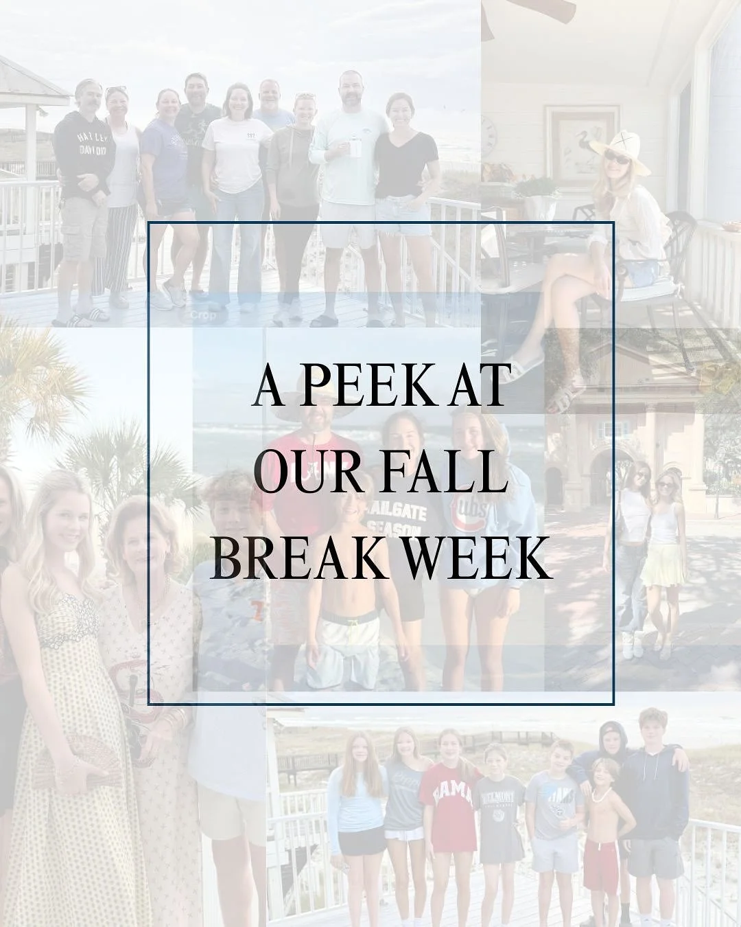 Time well spent with family and friends! Here&rsquo;s a look at what we were up to this fall break! 

#happytarahomes #fallbreak #gulfshoresalabama #charlestonsouthcarolina #nashvillerealtor #nashvillerealestate