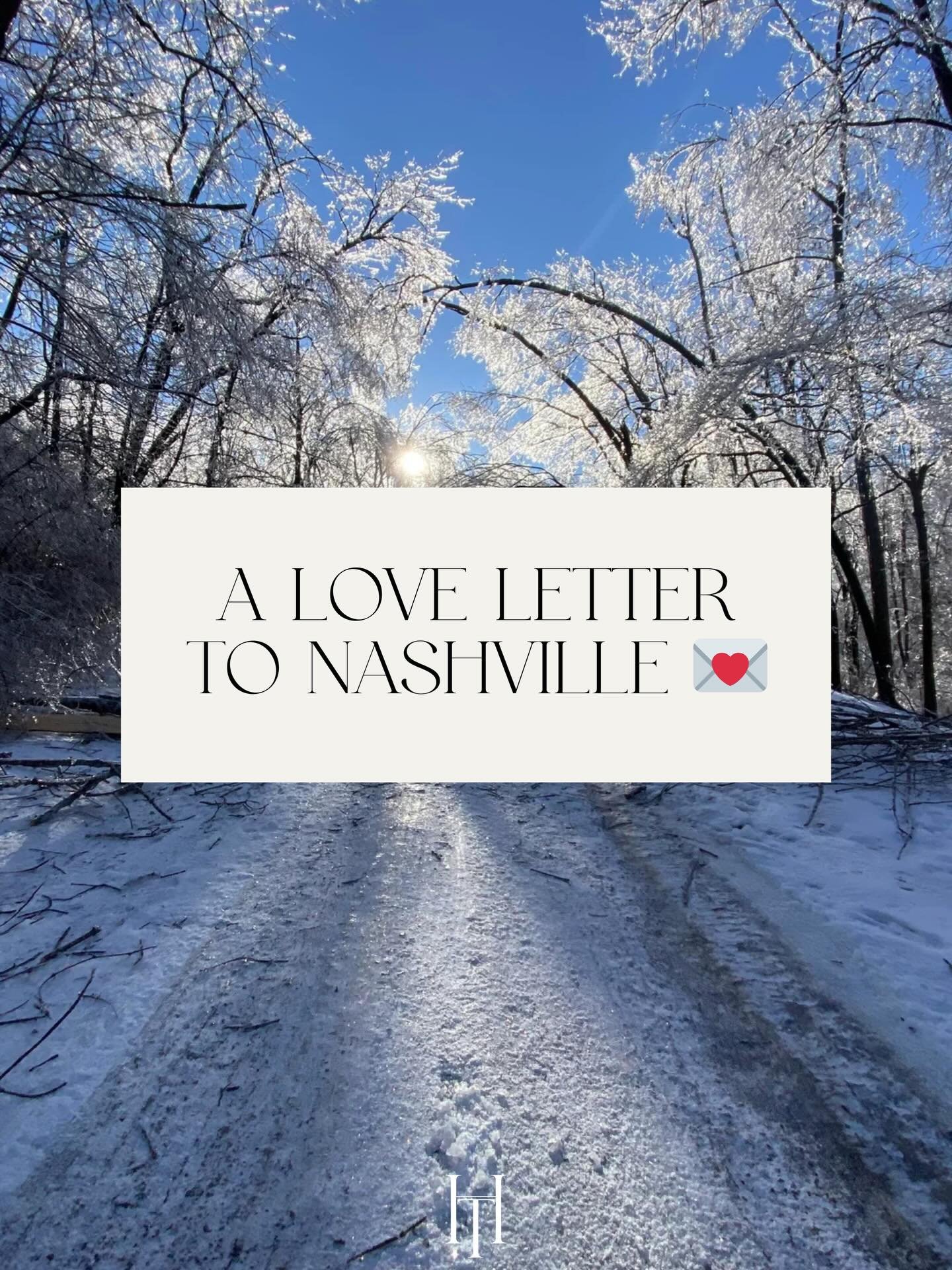 This past week showed us who this city really is. Neighbors checking in, doors opening, meals shared, and kindness everywhere you looked. Grateful for a community that shows up and reminds us what home truly means.

#nashvillestrong #winterstormfern 
