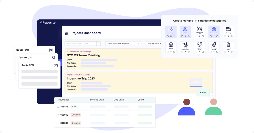 Reposite for Corporate Meeting and Event Planners | Reposite