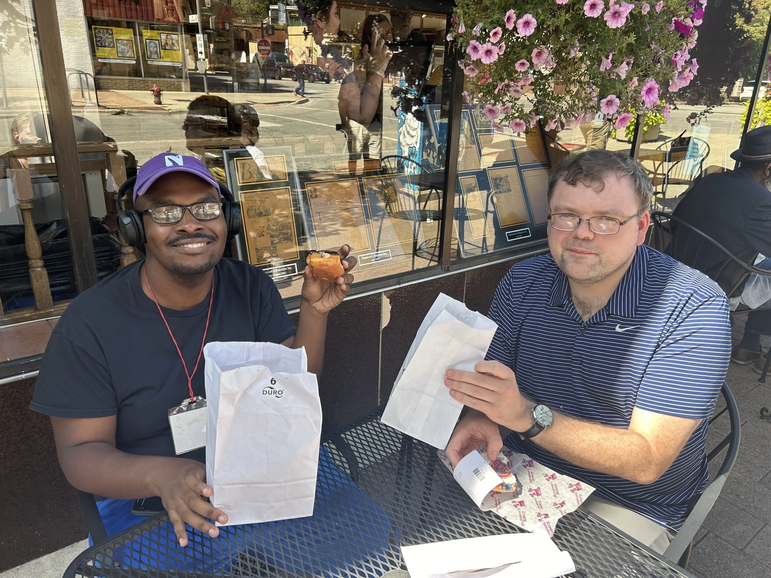 Xavier and Michael at Bennison's.jpeg