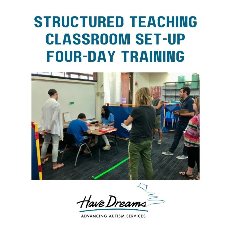 Structured Teaching Classroom Set-Up (6/22-6/25)