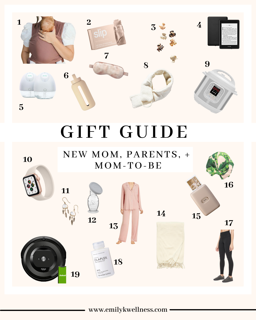 GIFT GUIDE: New Mom, Parents, or Mom-to-be — EMILY KRINER