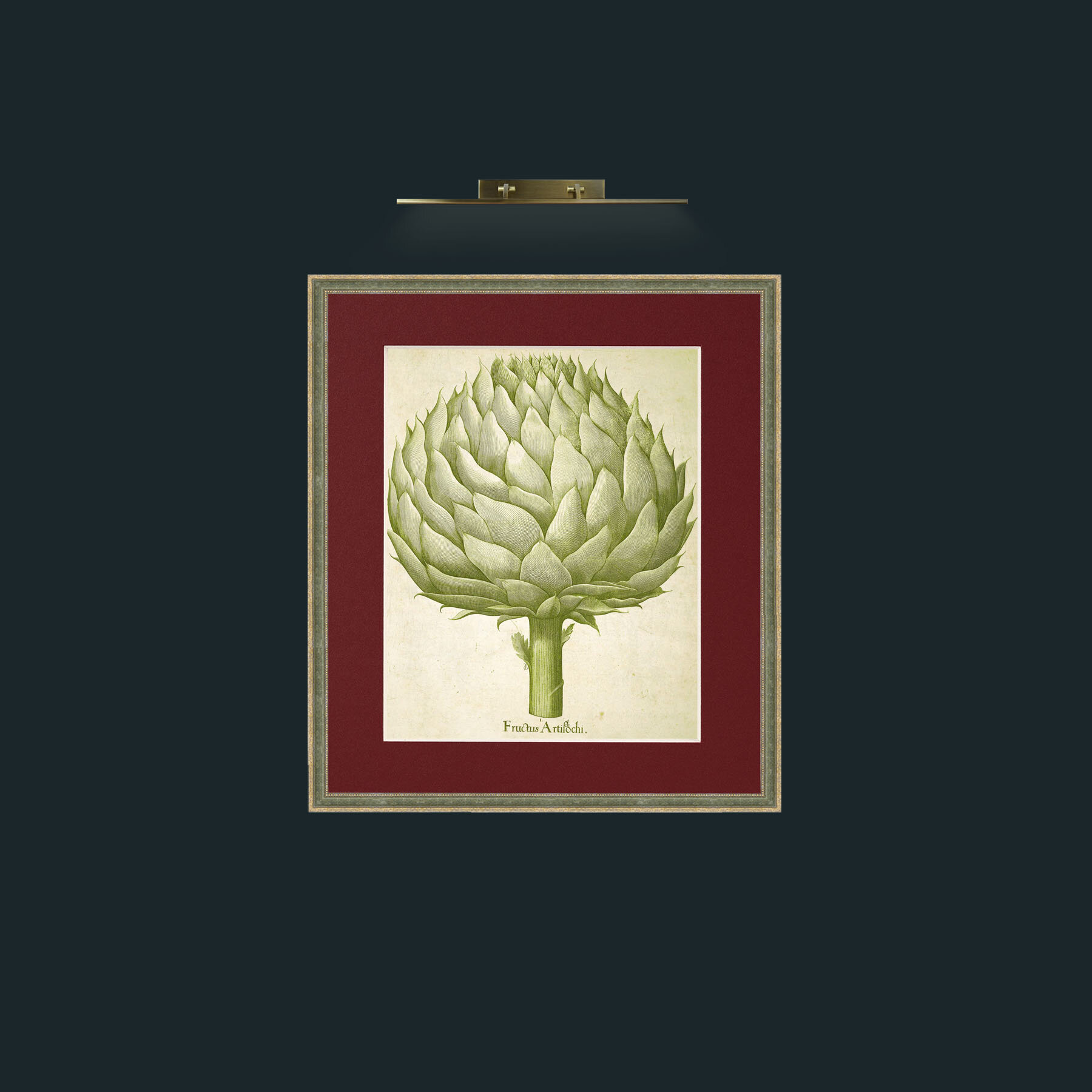 Art-ArtichokeFrame-2GreenGiltTextured-Mount-4Red-Art-Artichoke.jpg