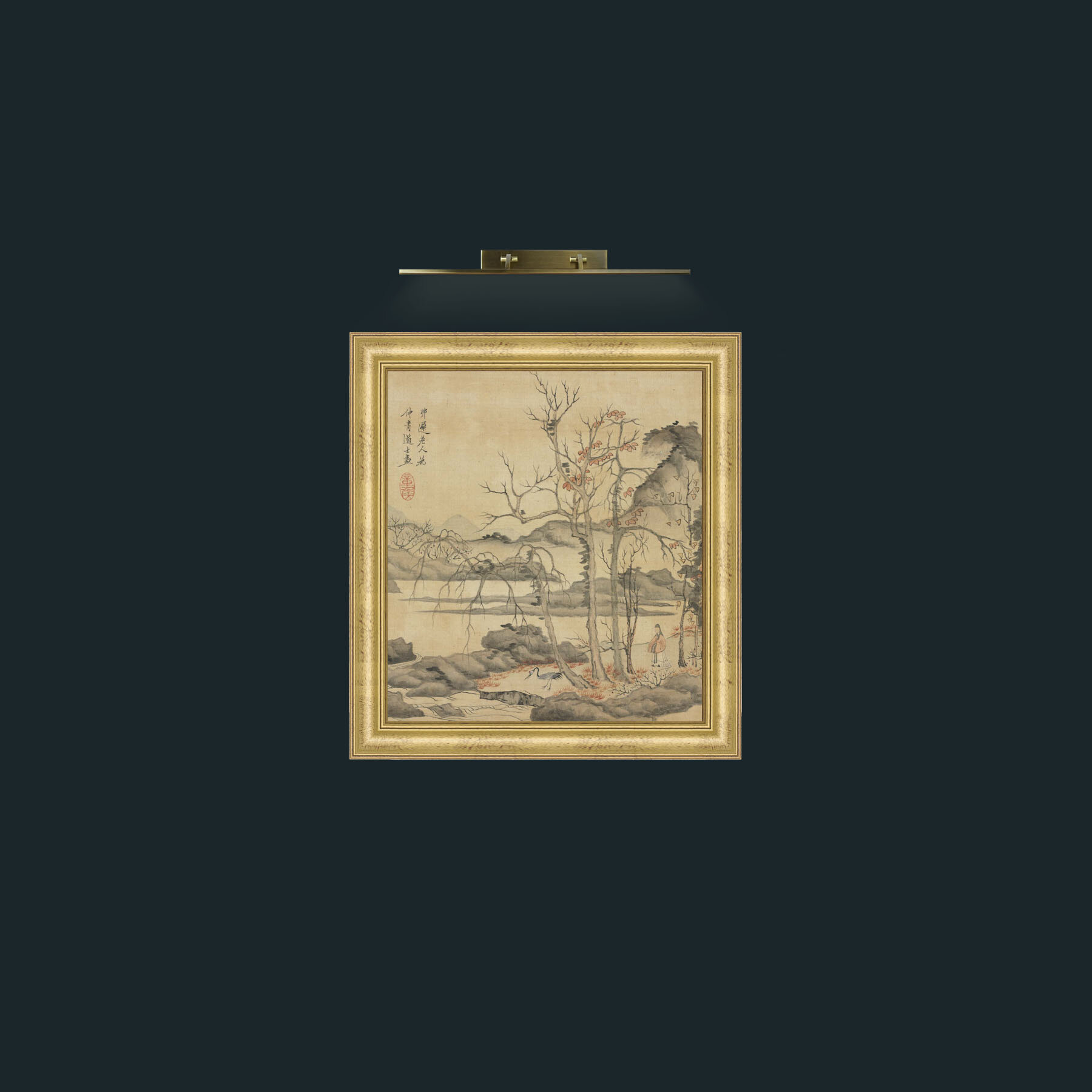 Art-Daoist and Crane in Autumn LandscapeFrame-8WideGilt-Art-Daoist and Crane in Autumn Landscape.jpg