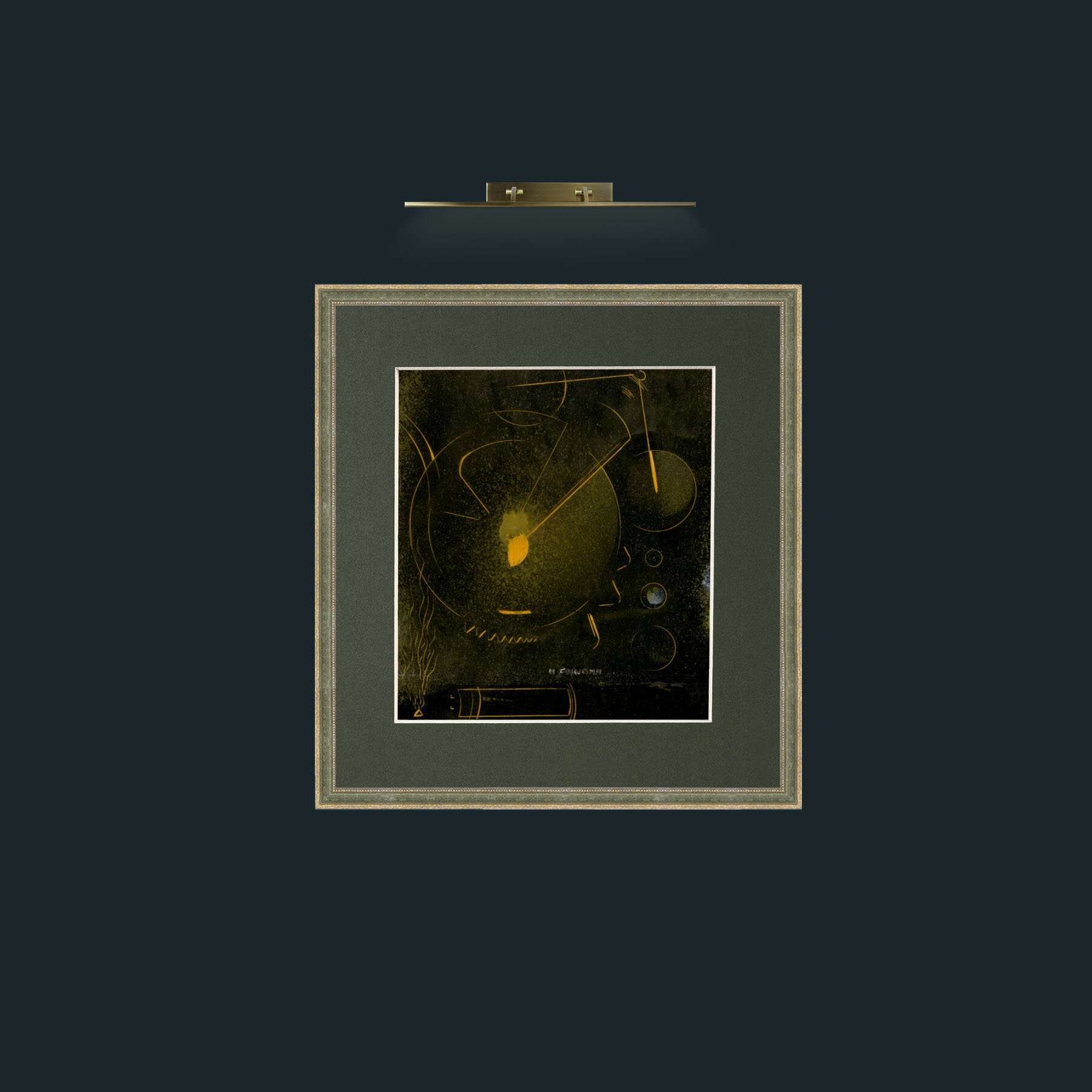 Art-IDle Governor-Frame-2GreenGiltTextured-Mount-2GreenFrame-2GreenGiltTextured-Mount-2Green-Art-IDle Governor.jpg