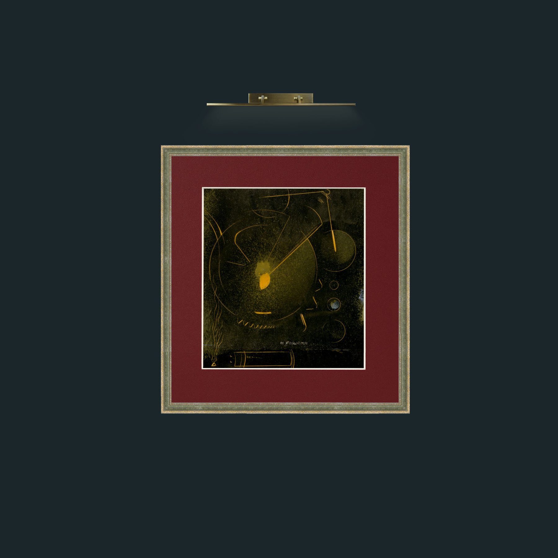 Art-IDle Governor-Frame-2GreenGiltTextured-Mount-4RedFrame-2GreenGiltTextured-Mount-4Red-Art-IDle Governor.jpg