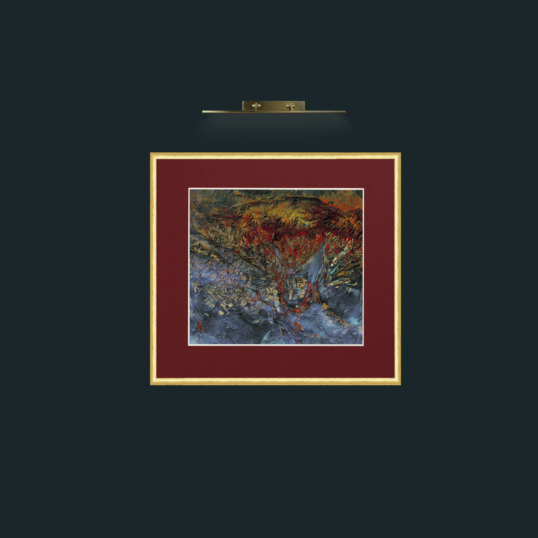 Art-KazakhstanFrame-3RoundedGilt-Mount-4Red-Art-Kazakhstan.jpg