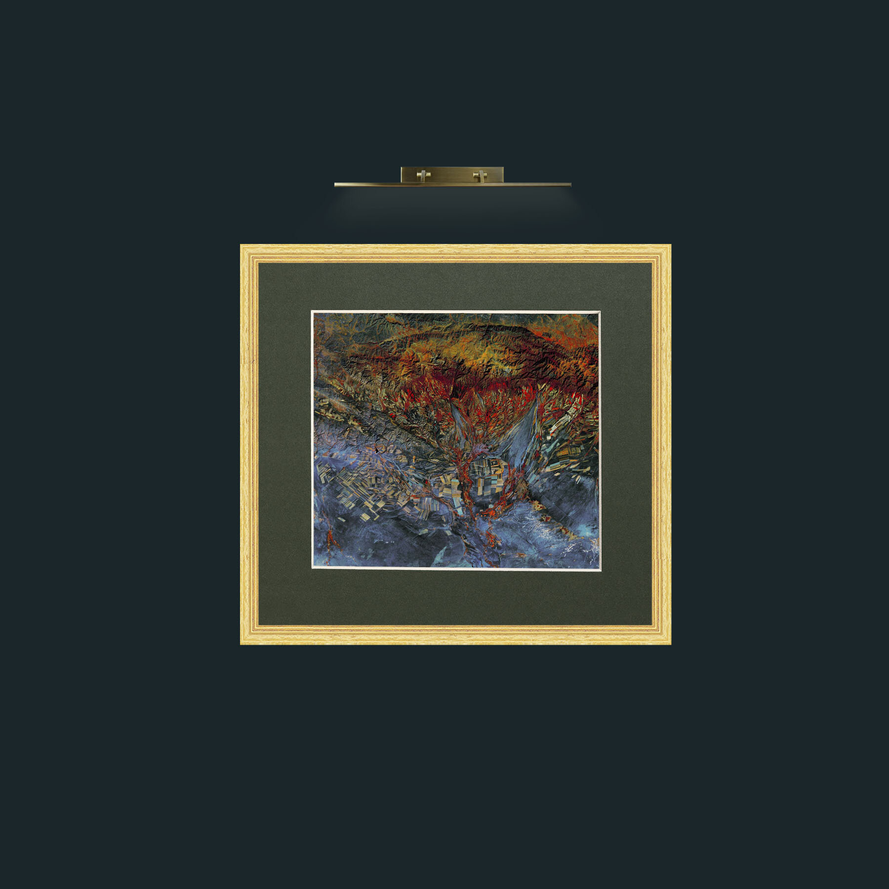 Art-KazakhstanFrame-4BevelledGilt-Mount-2Green-Art-Kazakhstan.jpg