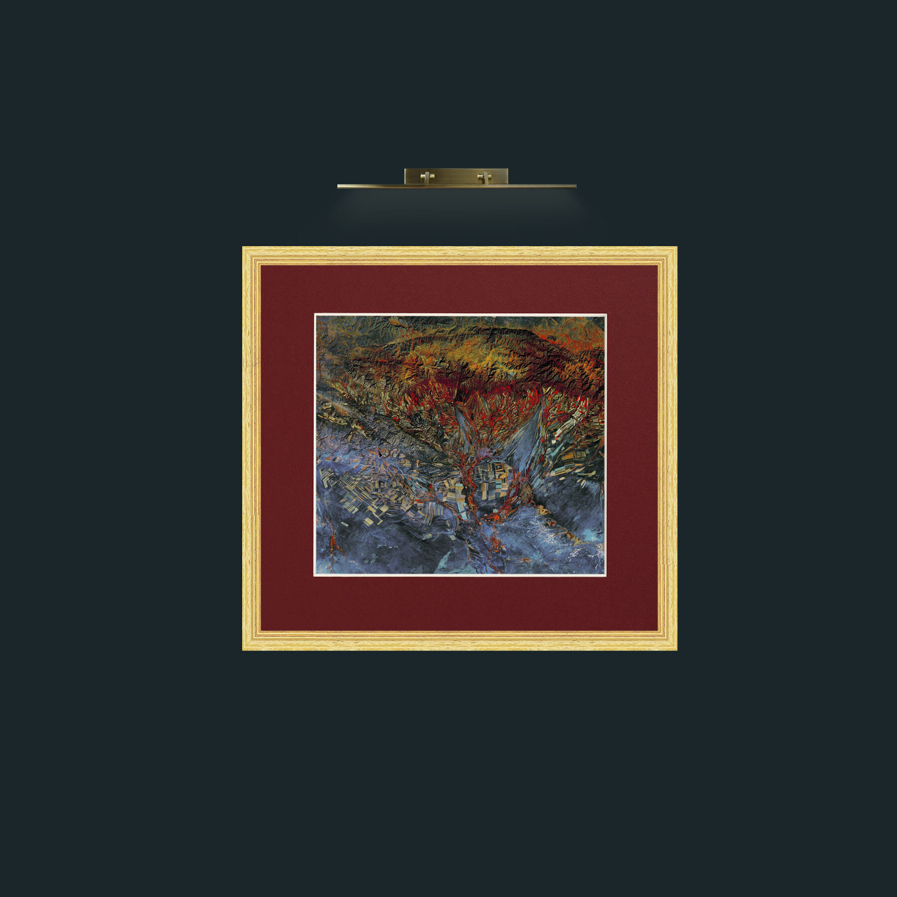Art-KazakhstanFrame-4BevelledGilt-Mount-4Red-Art-Kazakhstan.jpg