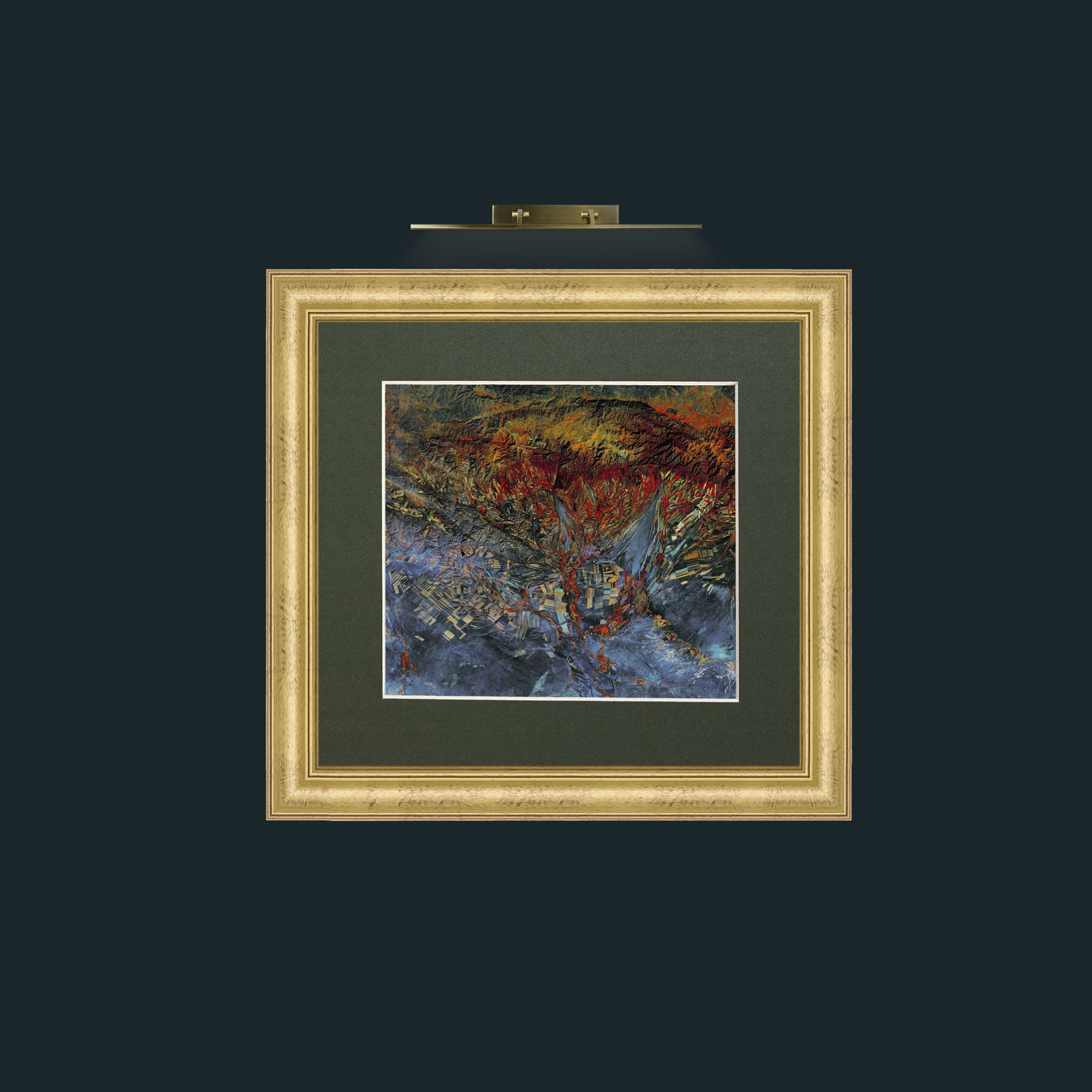 Art-KazakhstanFrame-9WideGilt-Mount-2Green-Art-Kazakhstan.jpg
