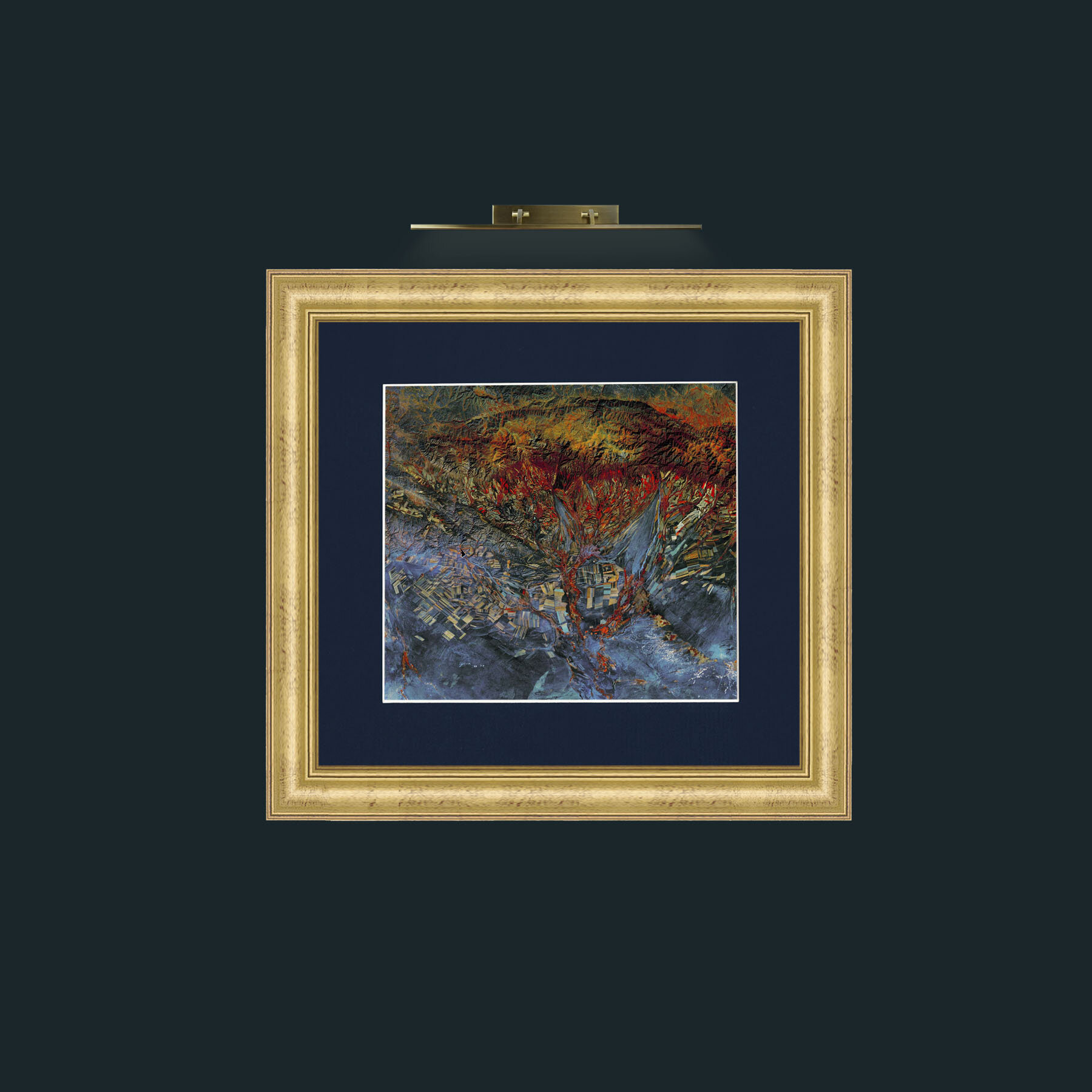Art-KazakhstanFrame-9WideGilt-Mount-3Blue-Art-Kazakhstan.jpg