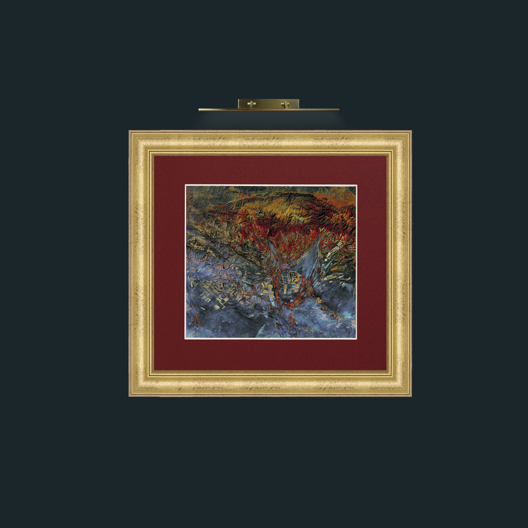 Art-KazakhstanFrame-9WideGilt-Mount-4Red-Art-Kazakhstan.jpg