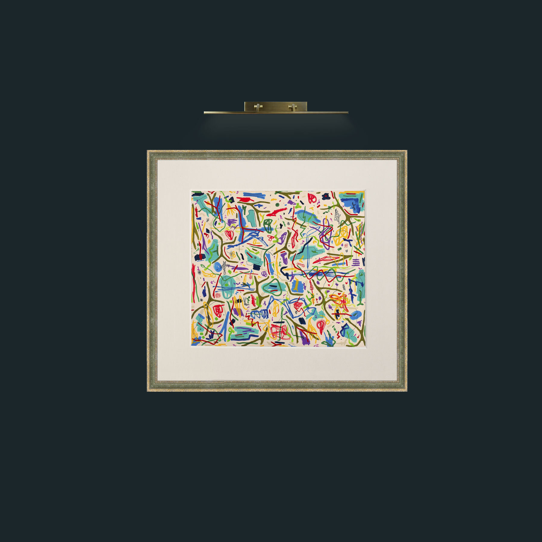 Art-Mix Media on CanvasFrame-2GreenGiltTextured-Mount-1Antique-Art-Mix Media on Canvas.jpg