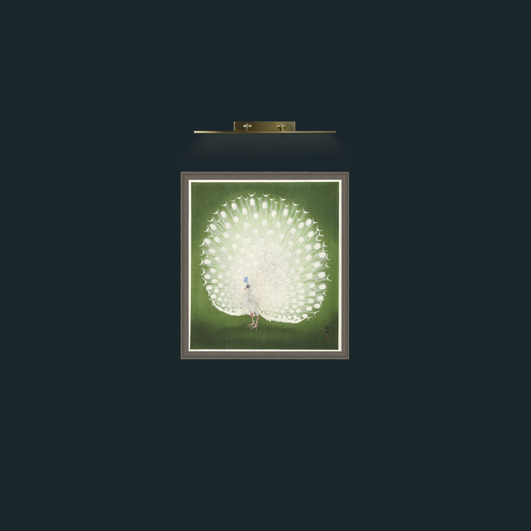 Art-Peacock in GreenFrame-6Grey-Art-Peacock in Green.jpg