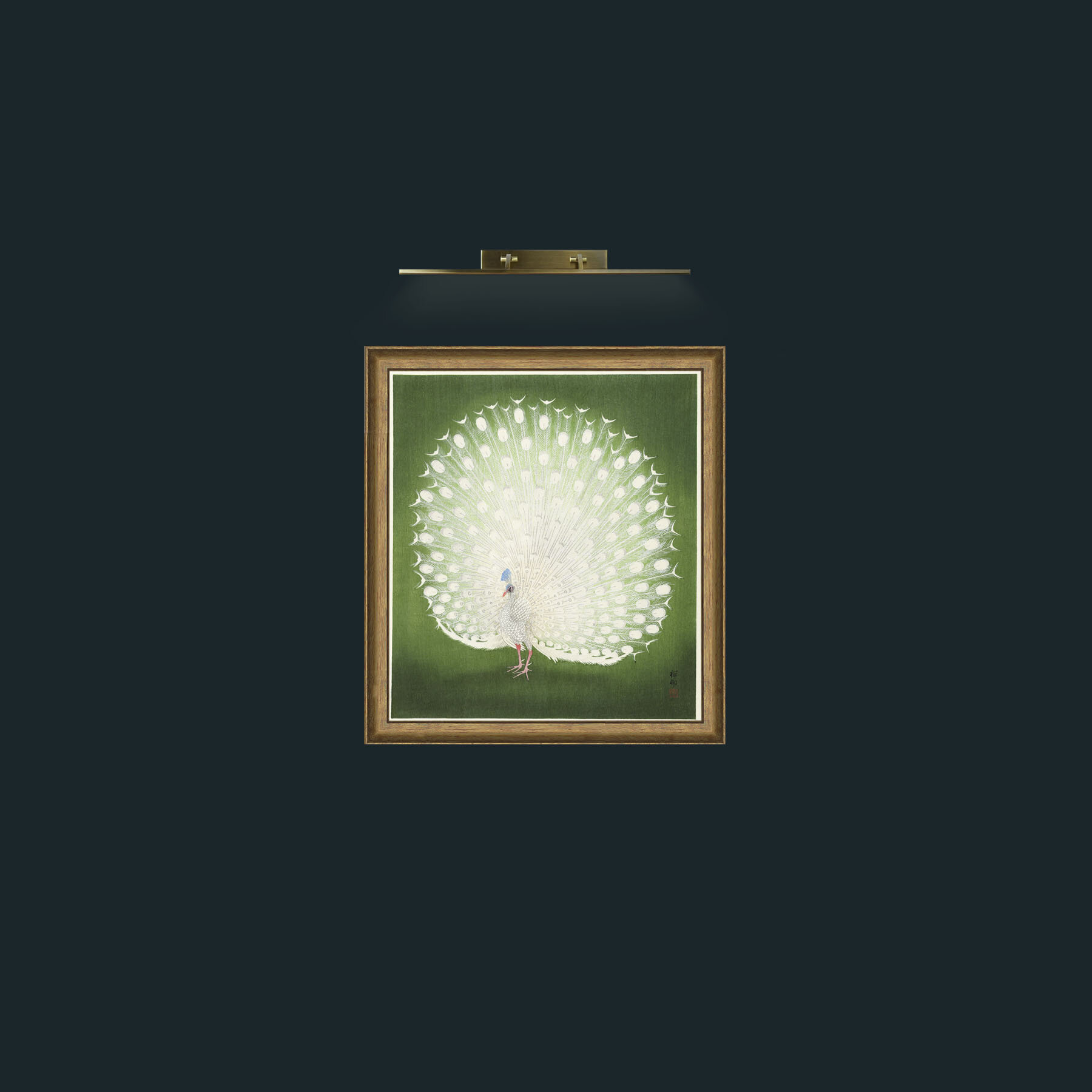 Art-Peacock in GreenFrame-9RedGreenGilt-Art-Peacock in Green.jpg