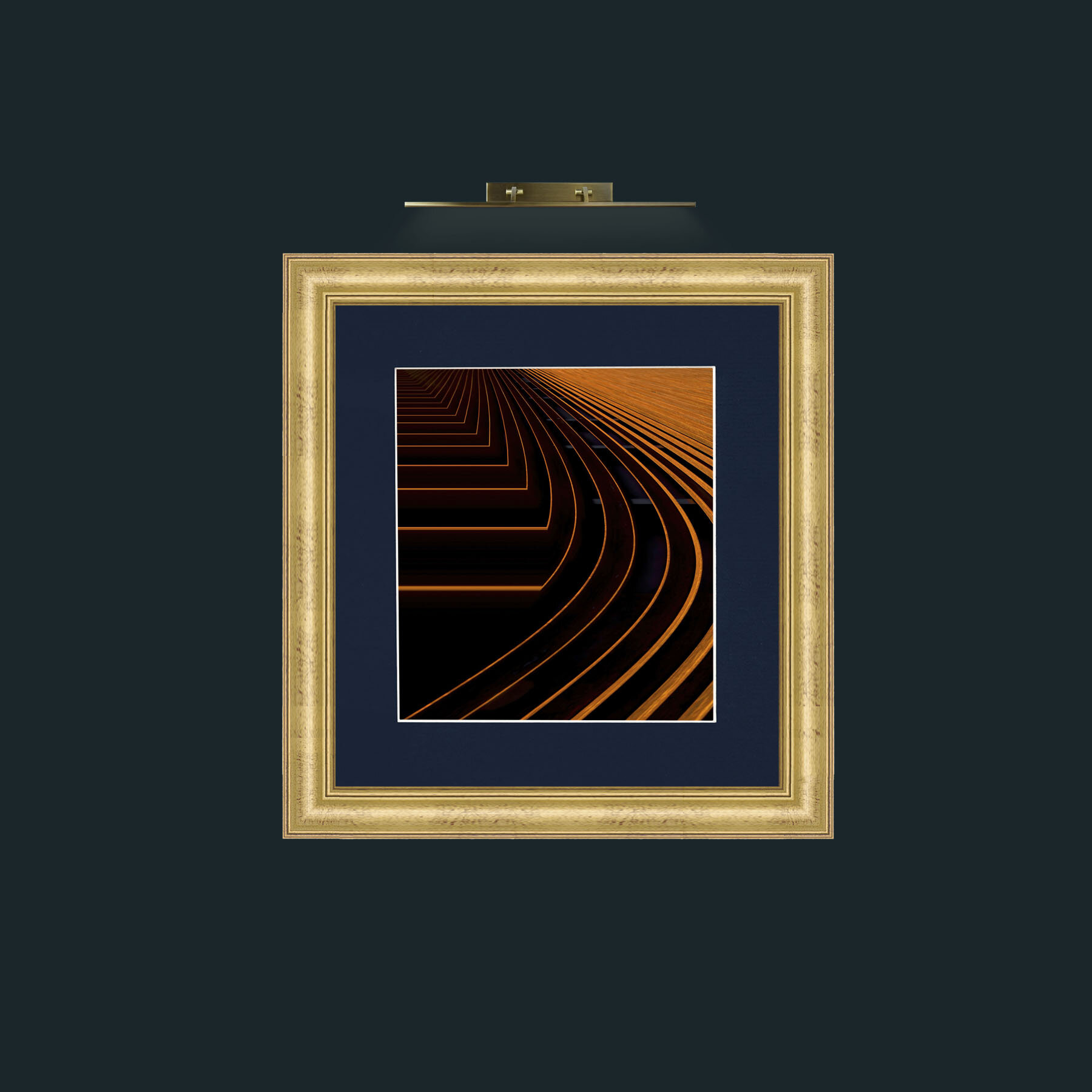 Art-Steel CurvesFrame-9WideGilt-Mount-3Blue-Art-Steel Curves.jpg