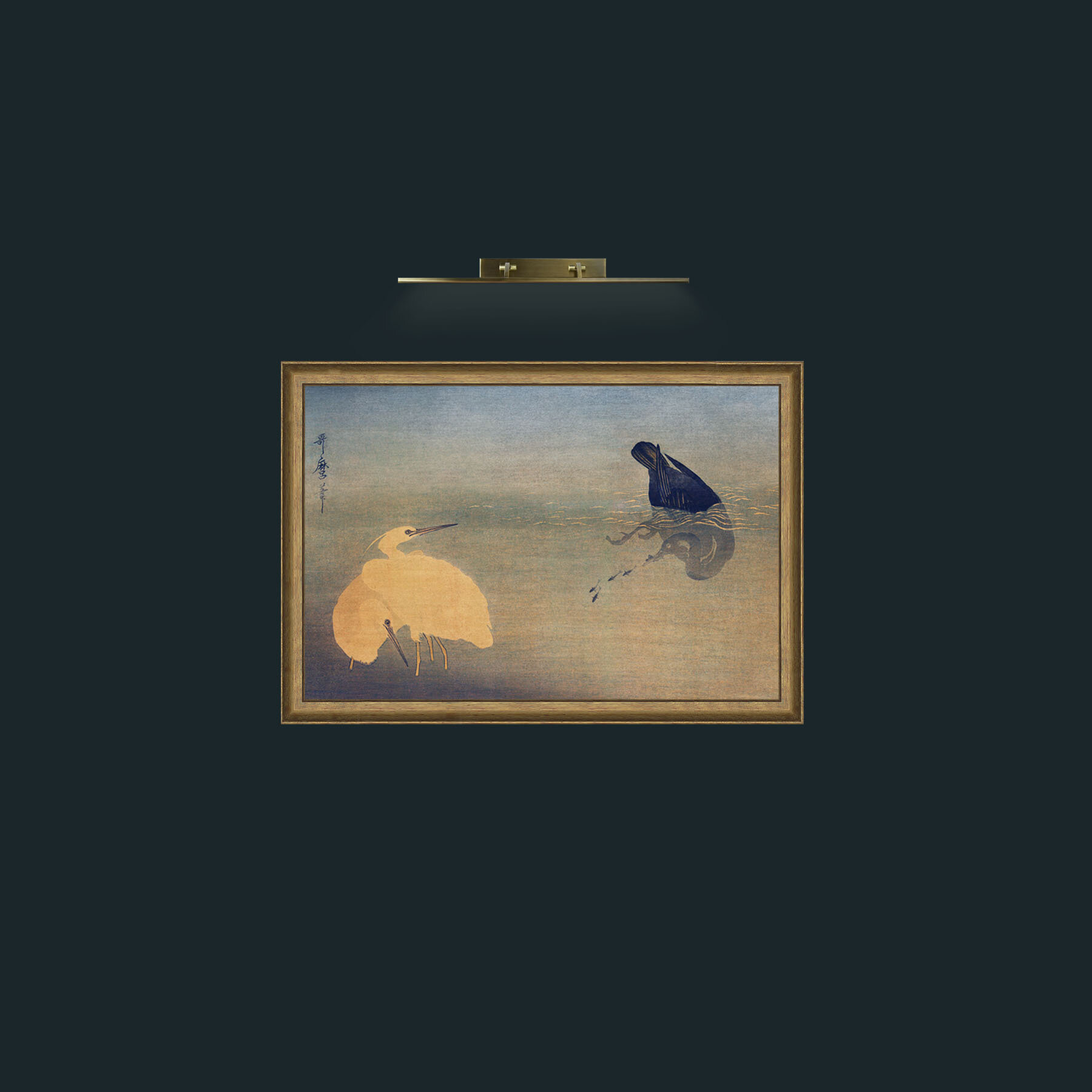 Art-Night Fishing-Frame-8RedGreenGilt.jpg