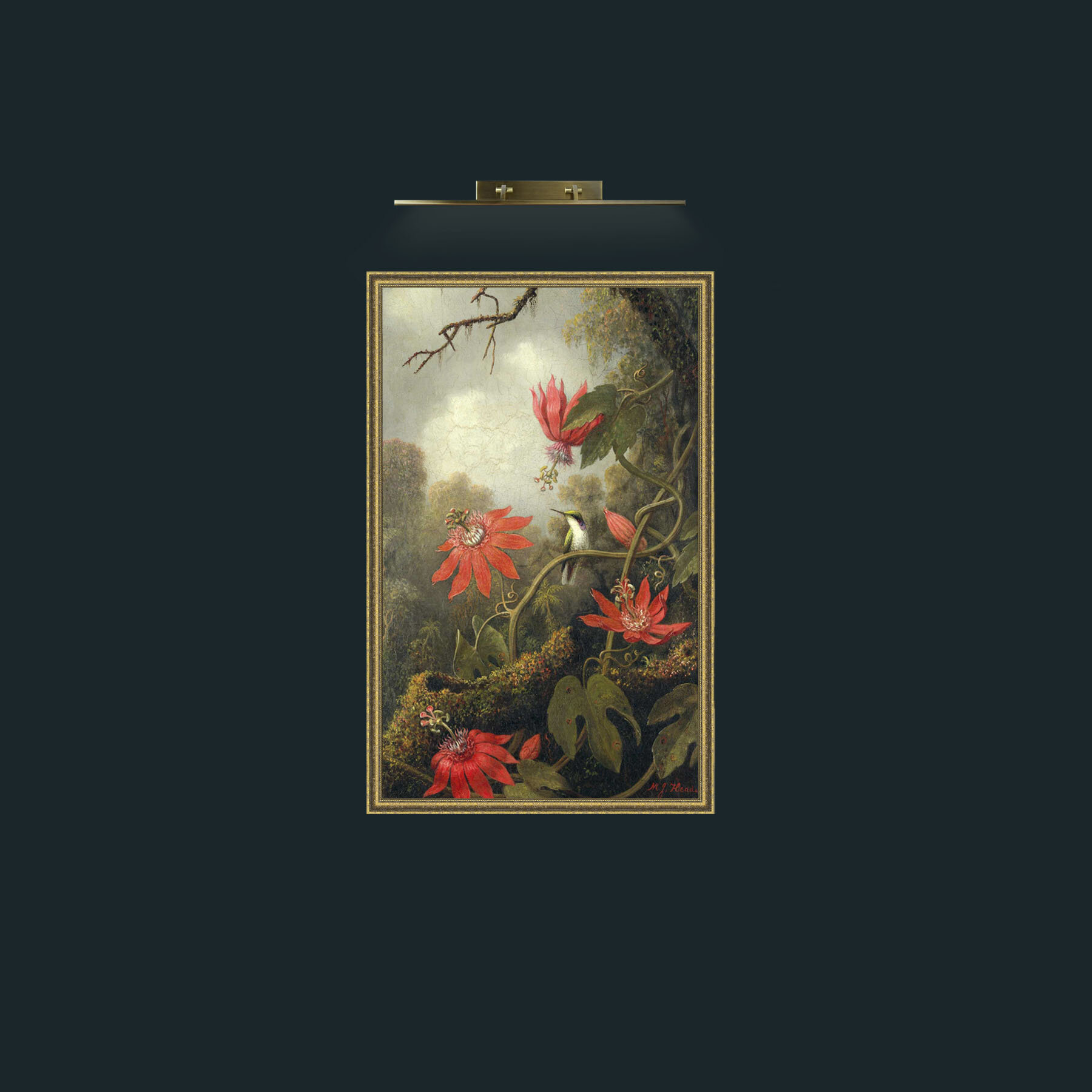 Art-Amaryllis and Humming Bird.jpg-Frame-1GiltTextured.jpg