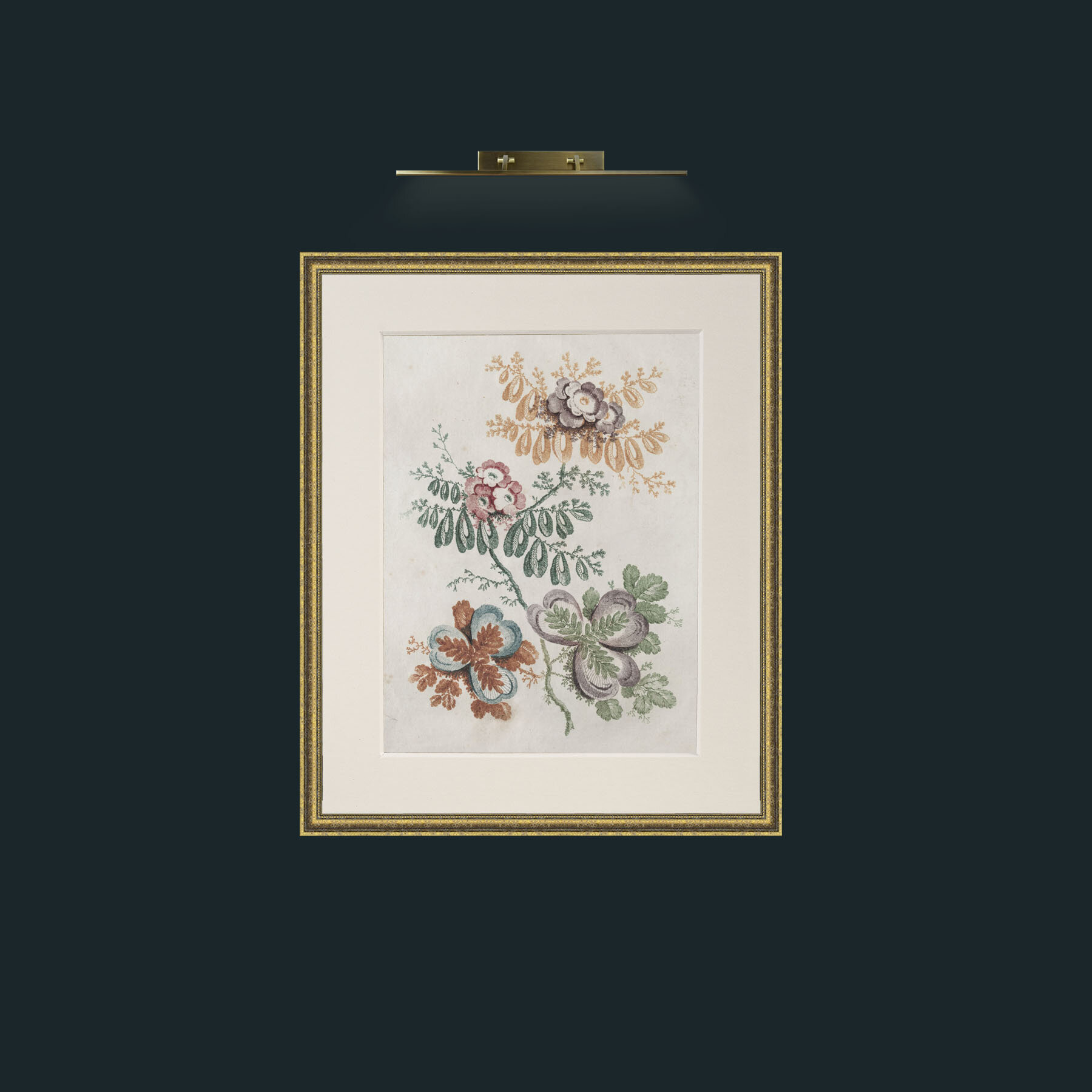 Art-Field Flowers-Frame-1GiltTextured-Mount-1Antique.jpg