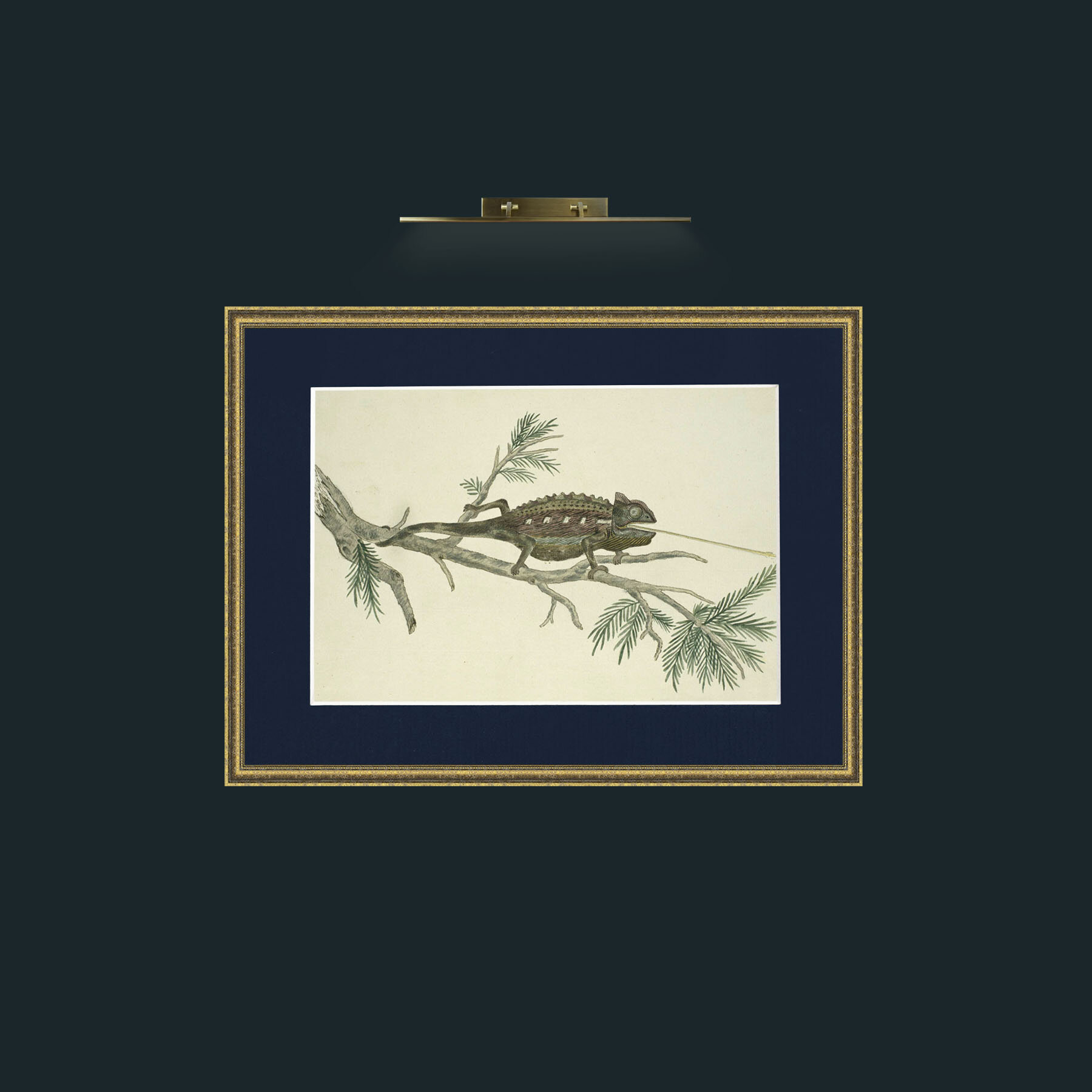 Art-Breakfast-Frame-1TexturedGilt-Mount-3Blue.jpg